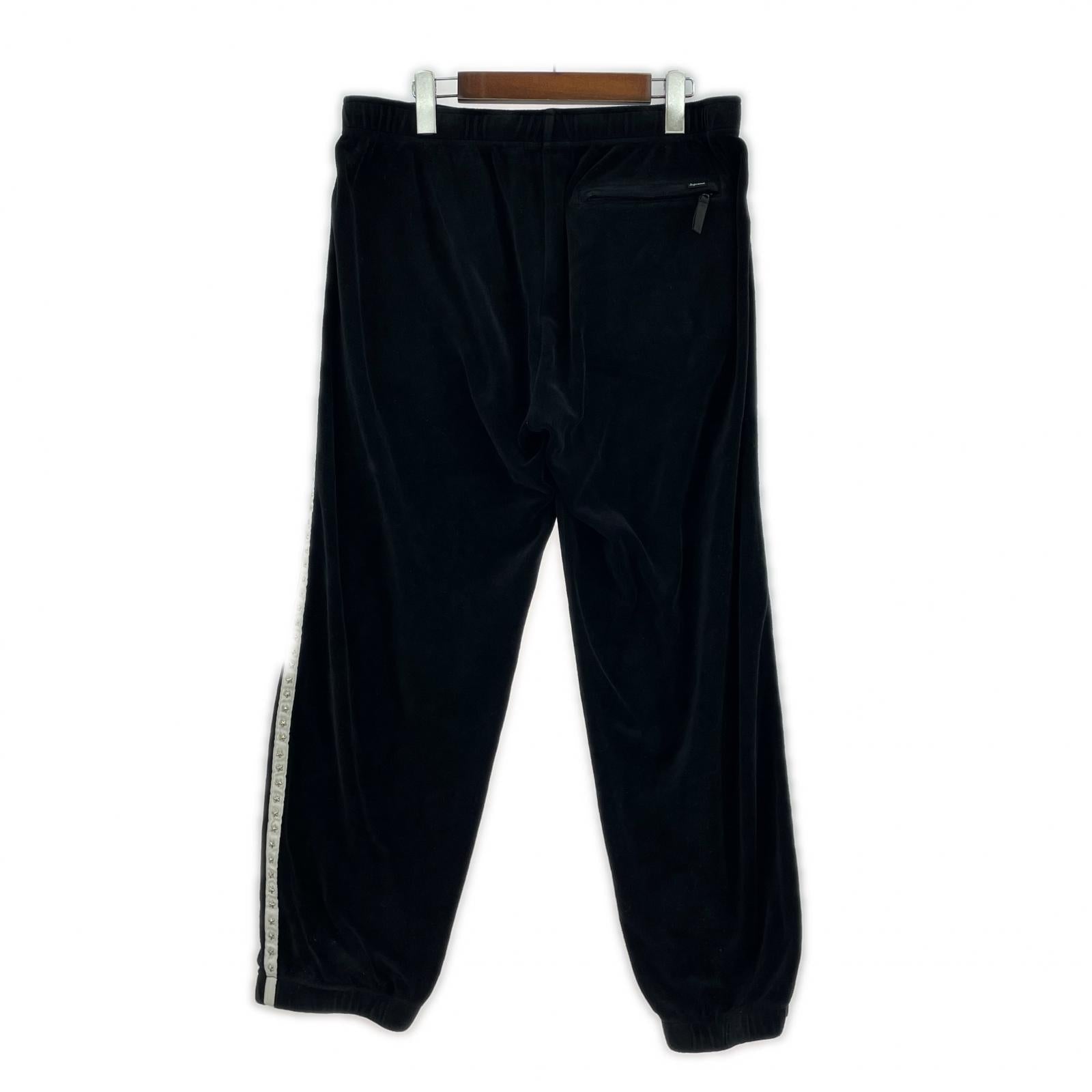パンツ 22AW Studded Velour Track Pant M ブラック