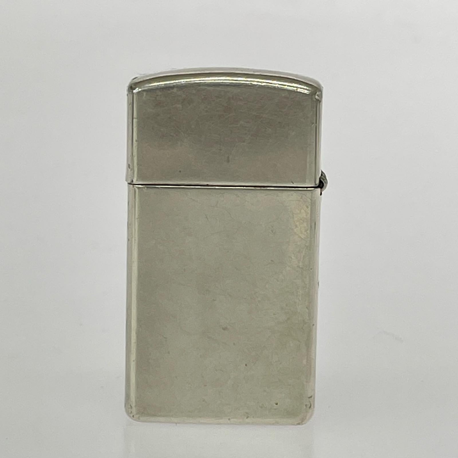 ライター STERLING 2015製 スリム シルバー