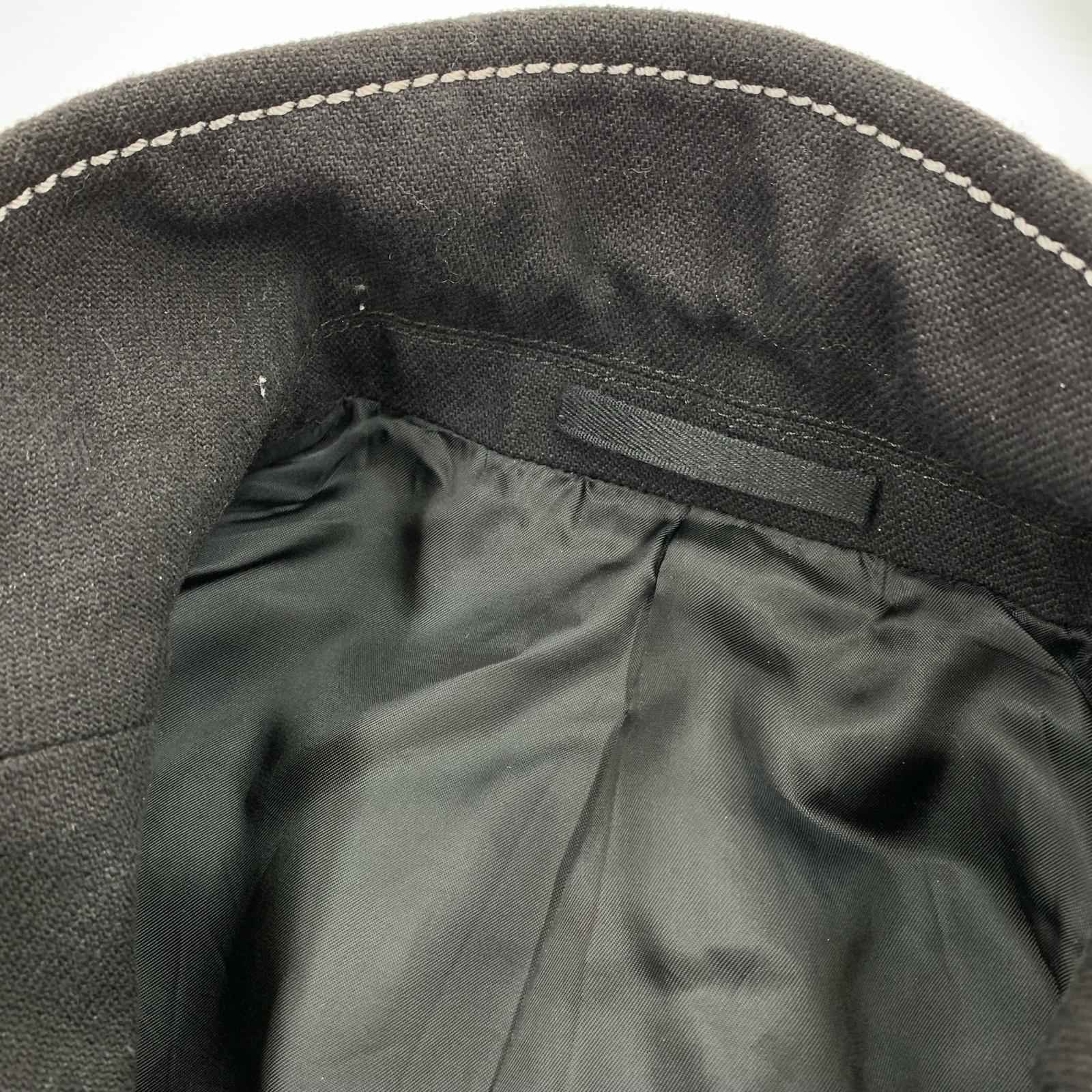 ジャケット HOMME 20AW ステッチデザインジャケット M ブラック