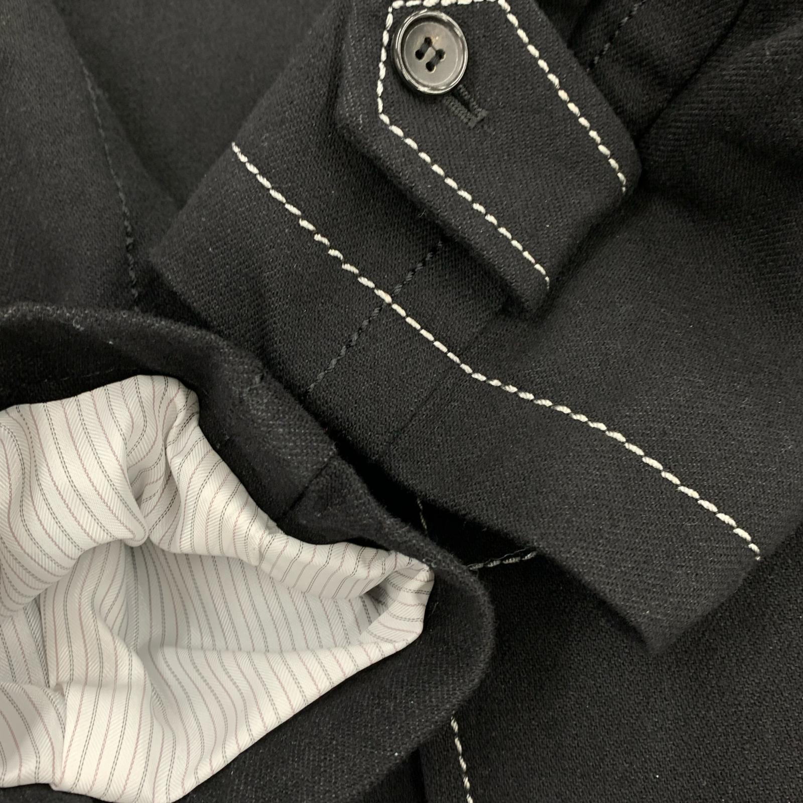 ジャケット HOMME 20AW ステッチデザインジャケット M ブラック