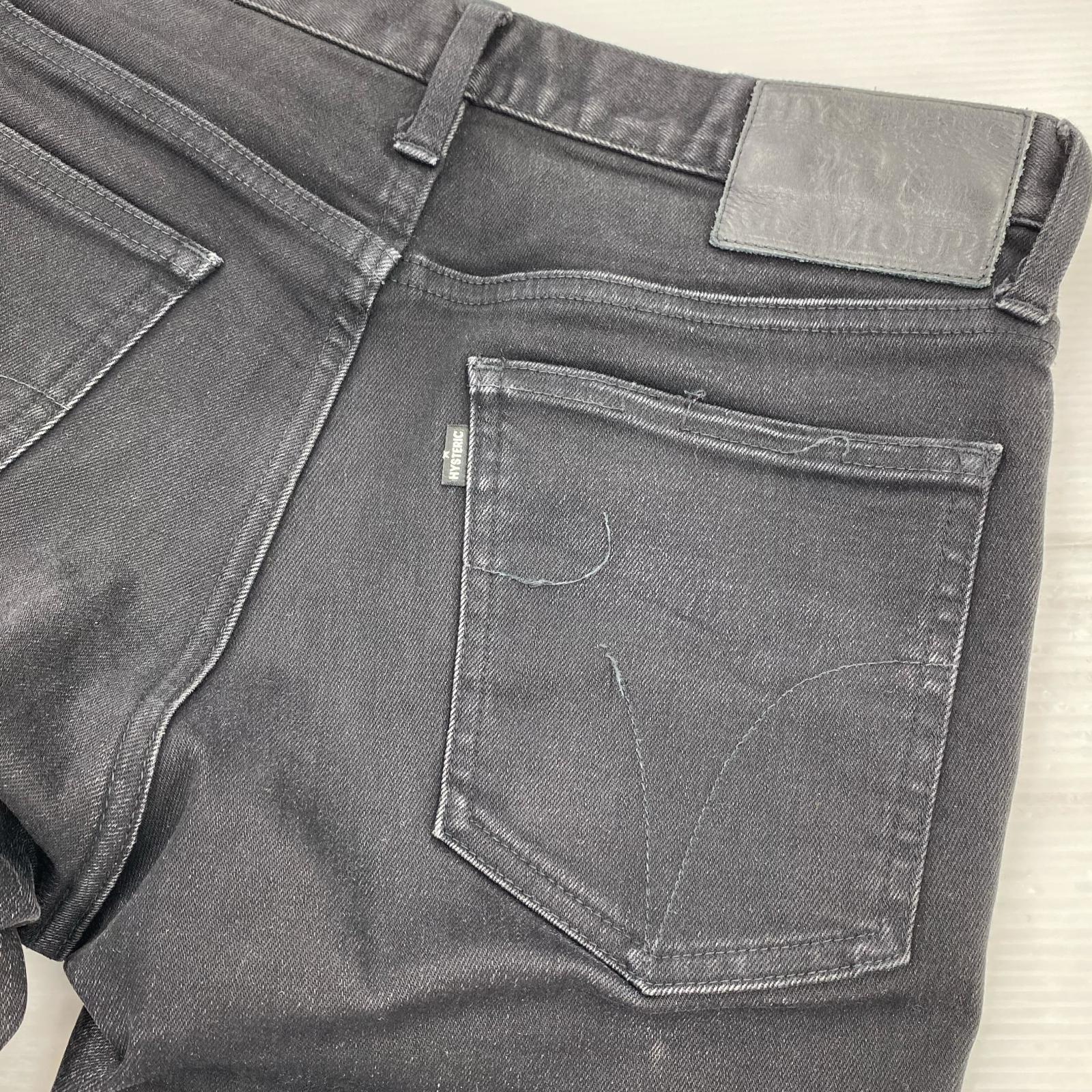 デニムパンツ ストレッチデニム 黒 29 ブラック