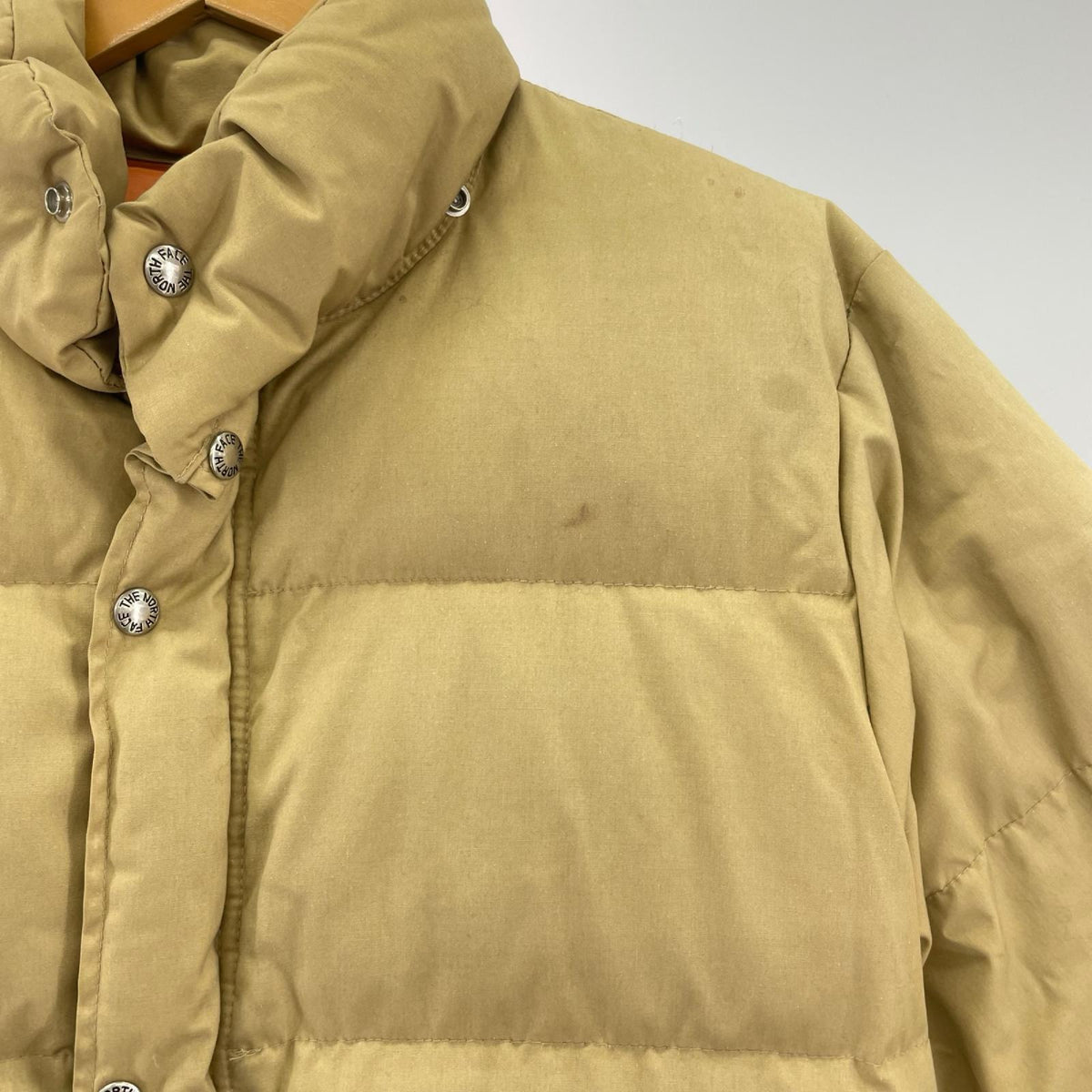 ダウンジャケット 80s USA製 茶タグ Down Jacket S S ベージュ