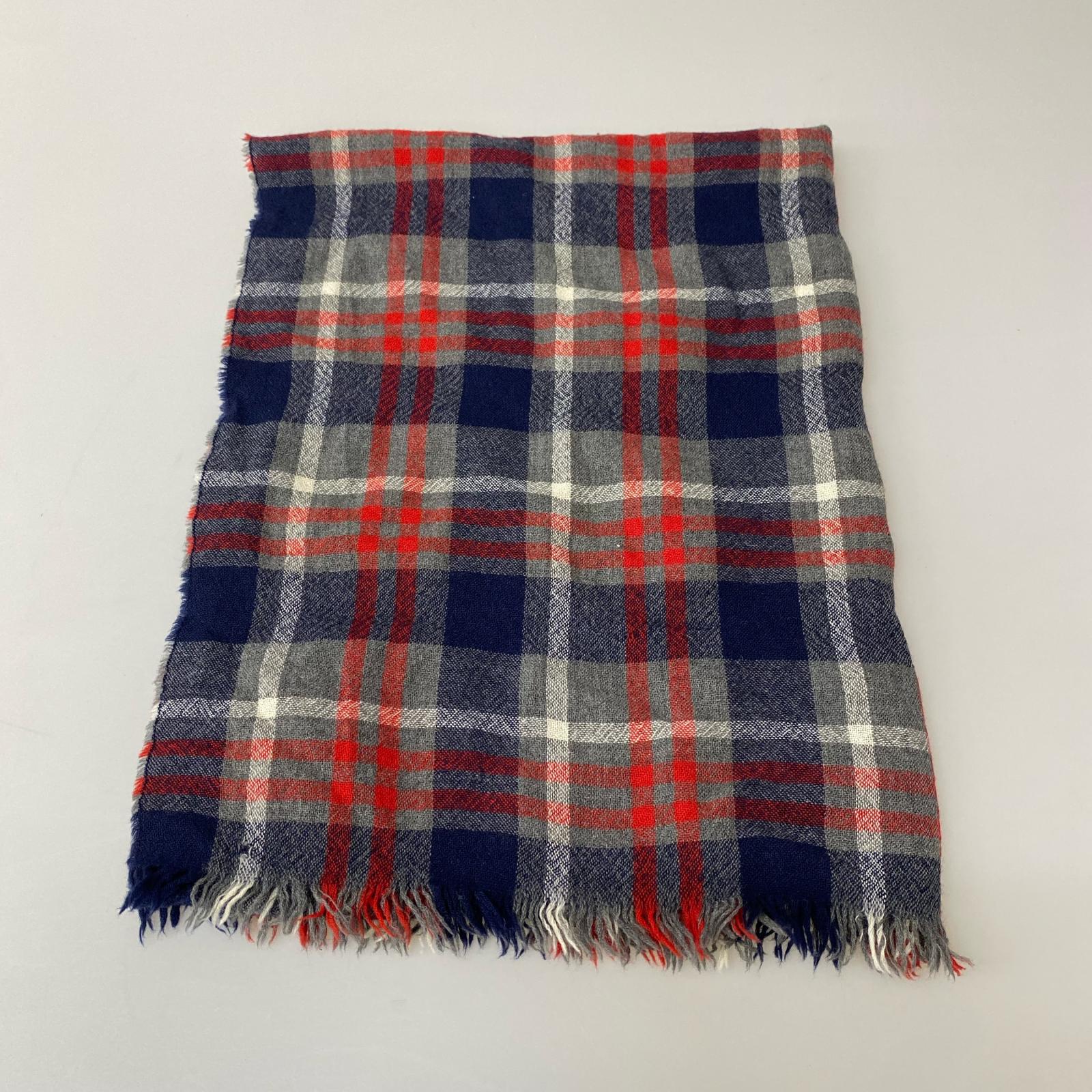 その他アクセサリー johnstons別注 ストール チェック マルチカラー