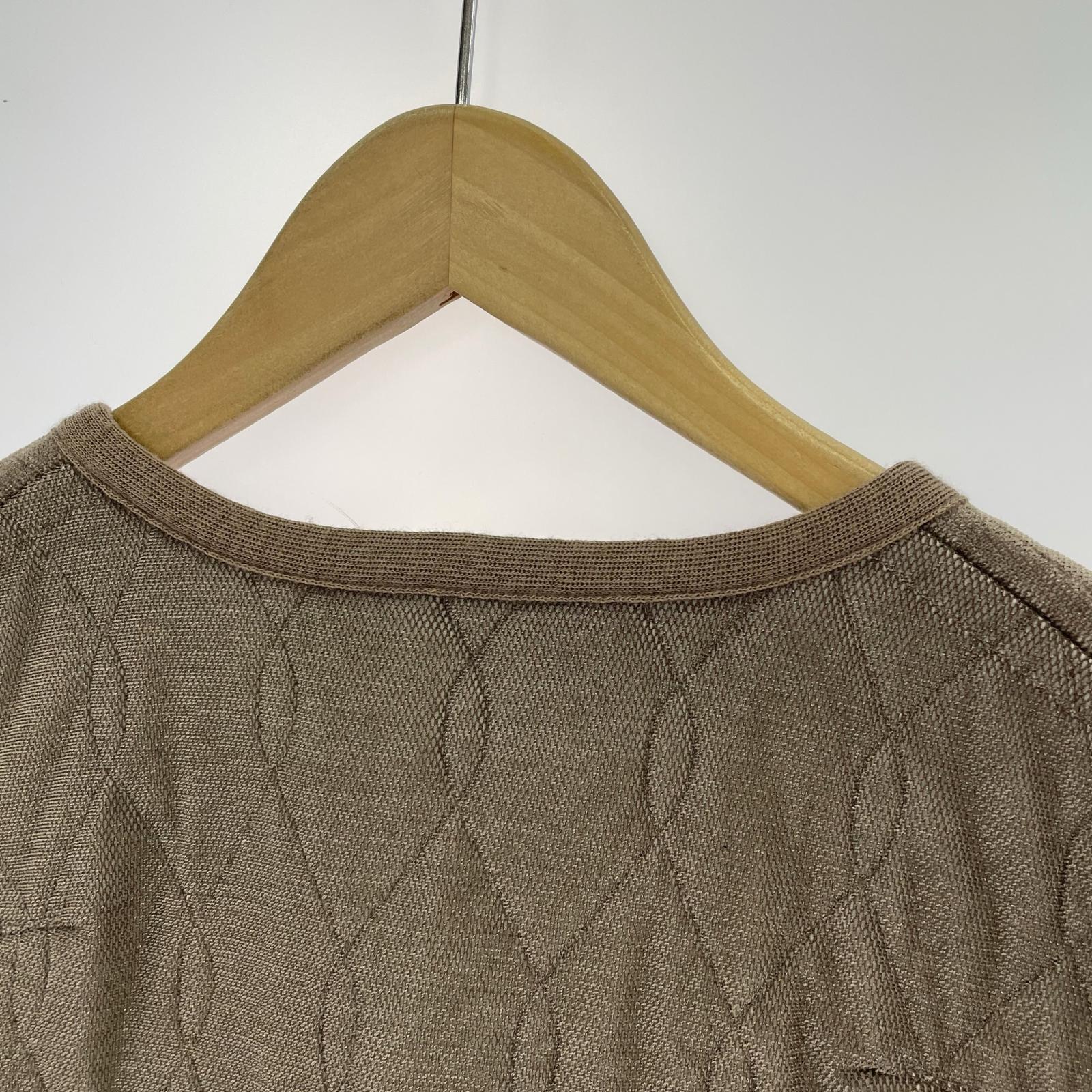 長袖シャツ Silk-Loft Quilting Long Gilet フリー ブラウン