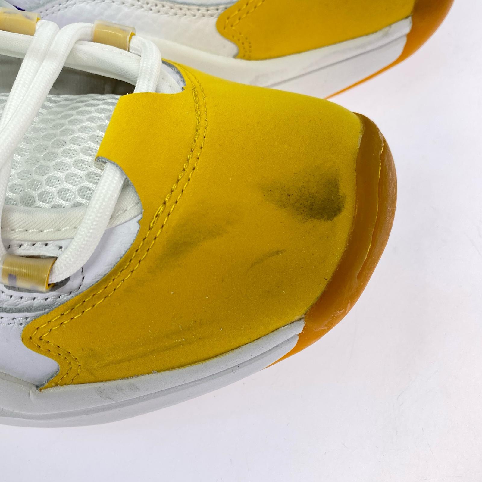 スニーカー Question Mid Yellow Toe FX4278 (27.5cm) 27.5cm (US9 1/2 UK9 EU45) ホワイト