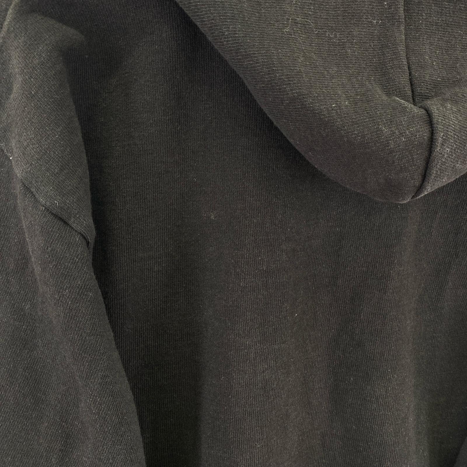 パーカー junkystyle別注 12oz STRING HOODIE ツートンパーカー M ブラック