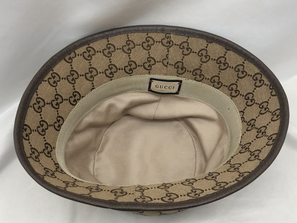 GUCCI フェドラハット GGキャンバス