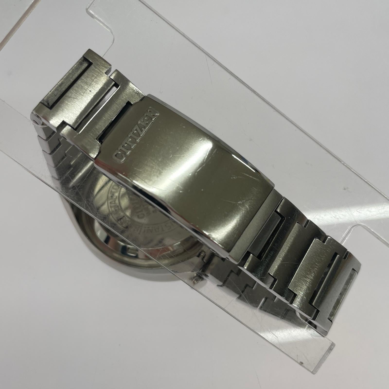 腕時計 CITIZEN VINTAGE 4-901177Y ツノクロノ ネイビーレーシングダイヤル 腕時計 AT