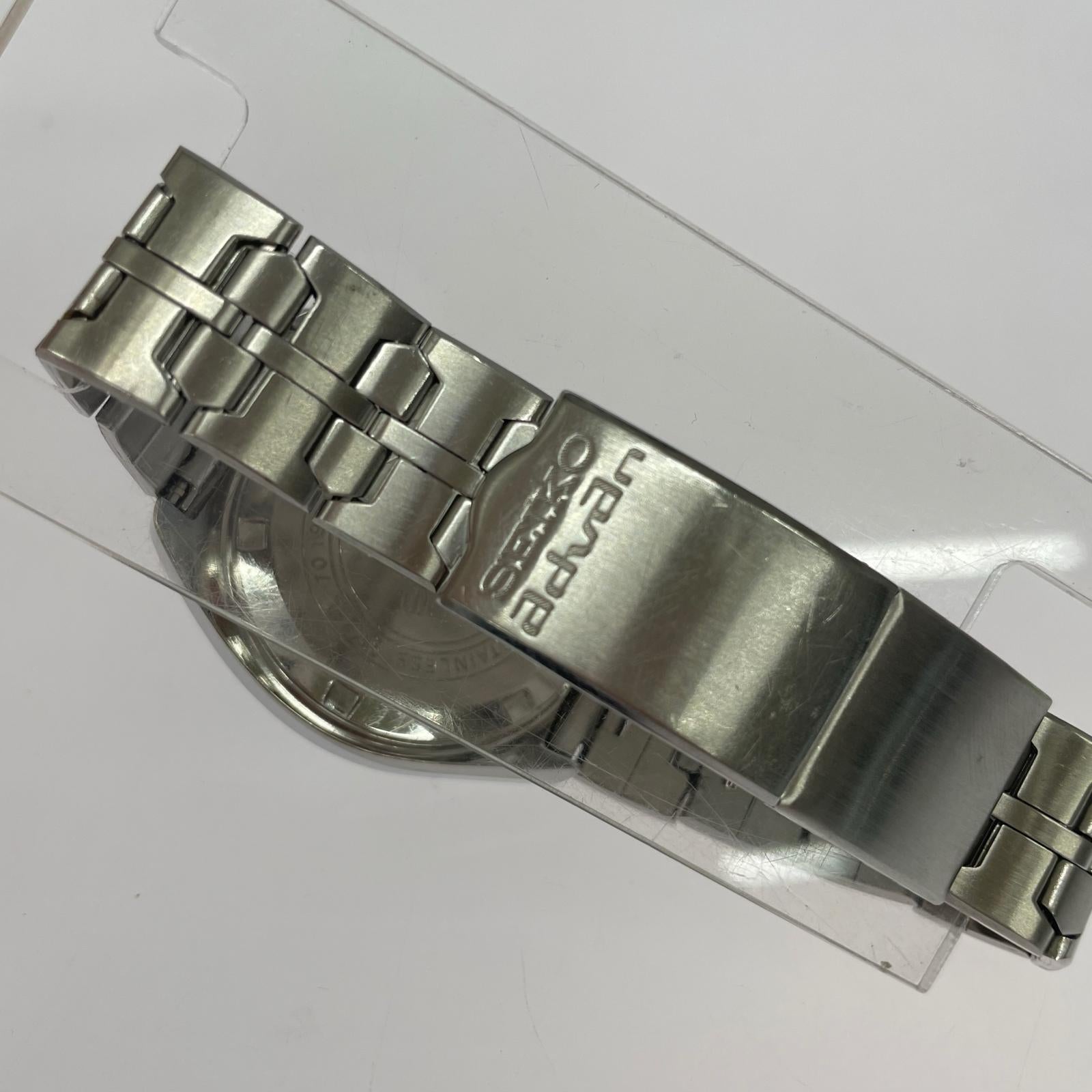 腕時計 SEIKO 7019-7250 advan カットガラス ブルーグラデーション 腕時計 AT シルバー