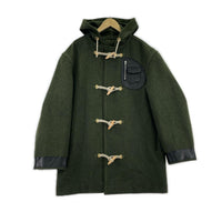 ブルゾン 21AW フェイクレザー切替ダッフルコート-46 46 グリーン