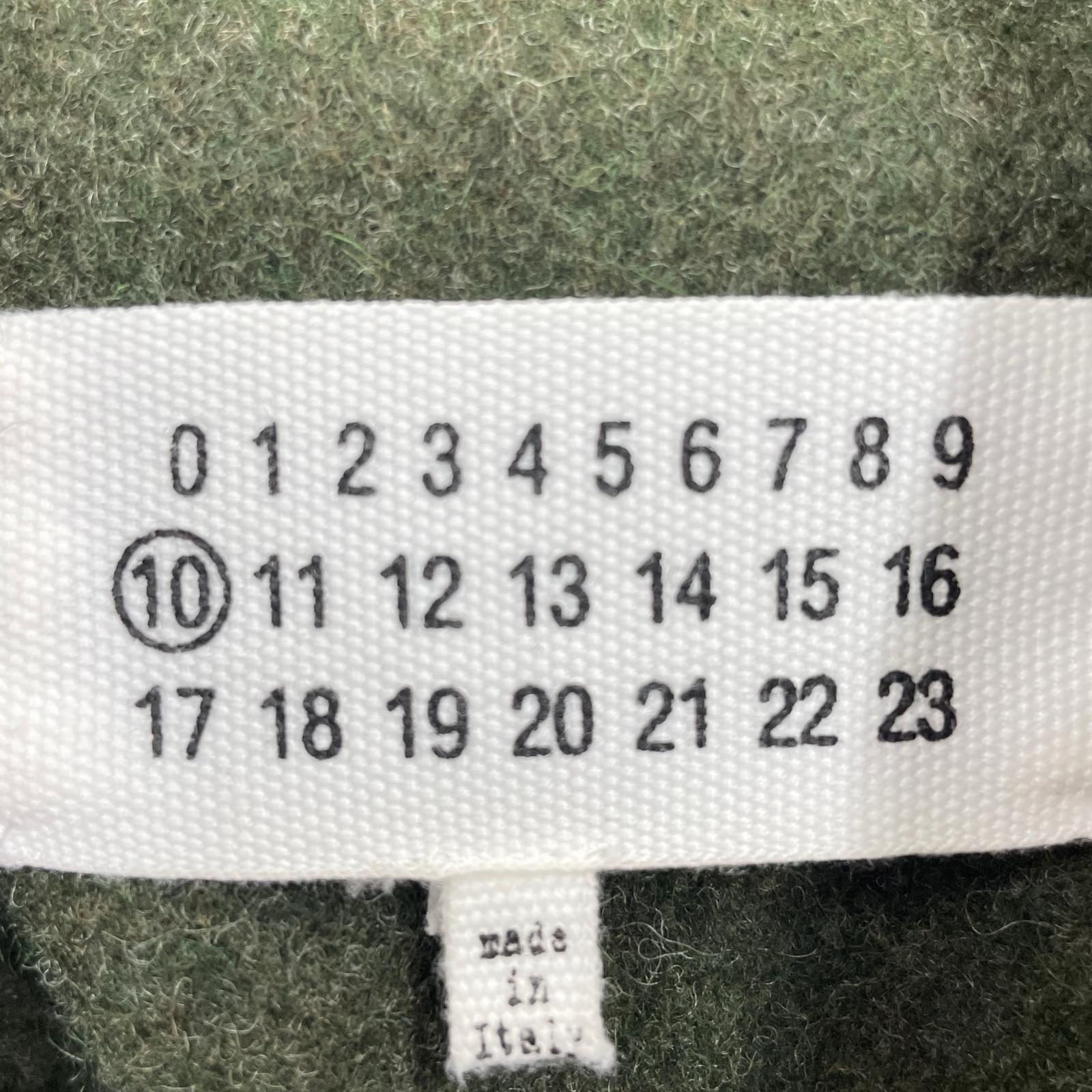ブルゾン 21AW フェイクレザー切替ダッフルコート-46 46 グリーン