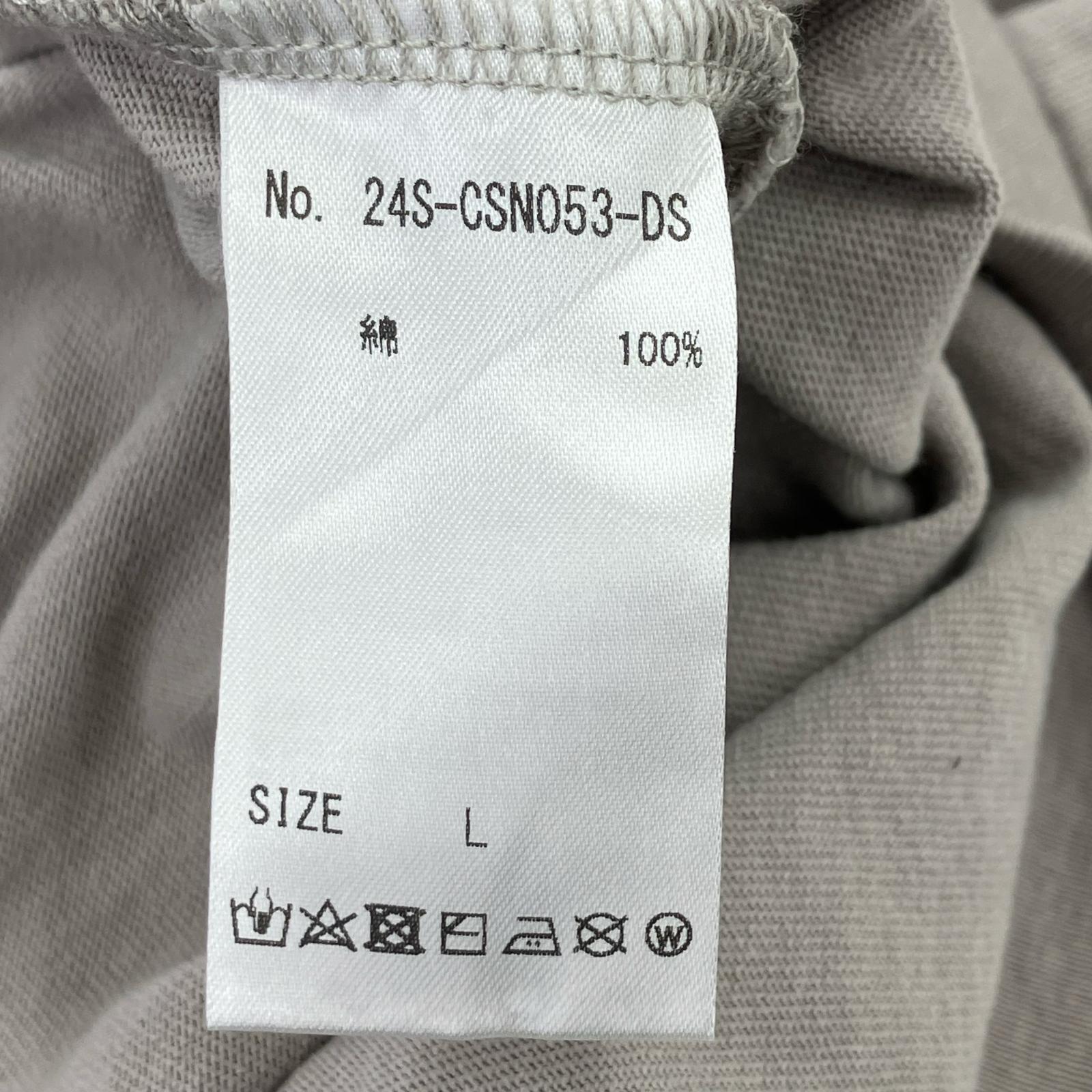 半袖Tシャツ ヴィンテージ加工 S/SプリントTee L グレー