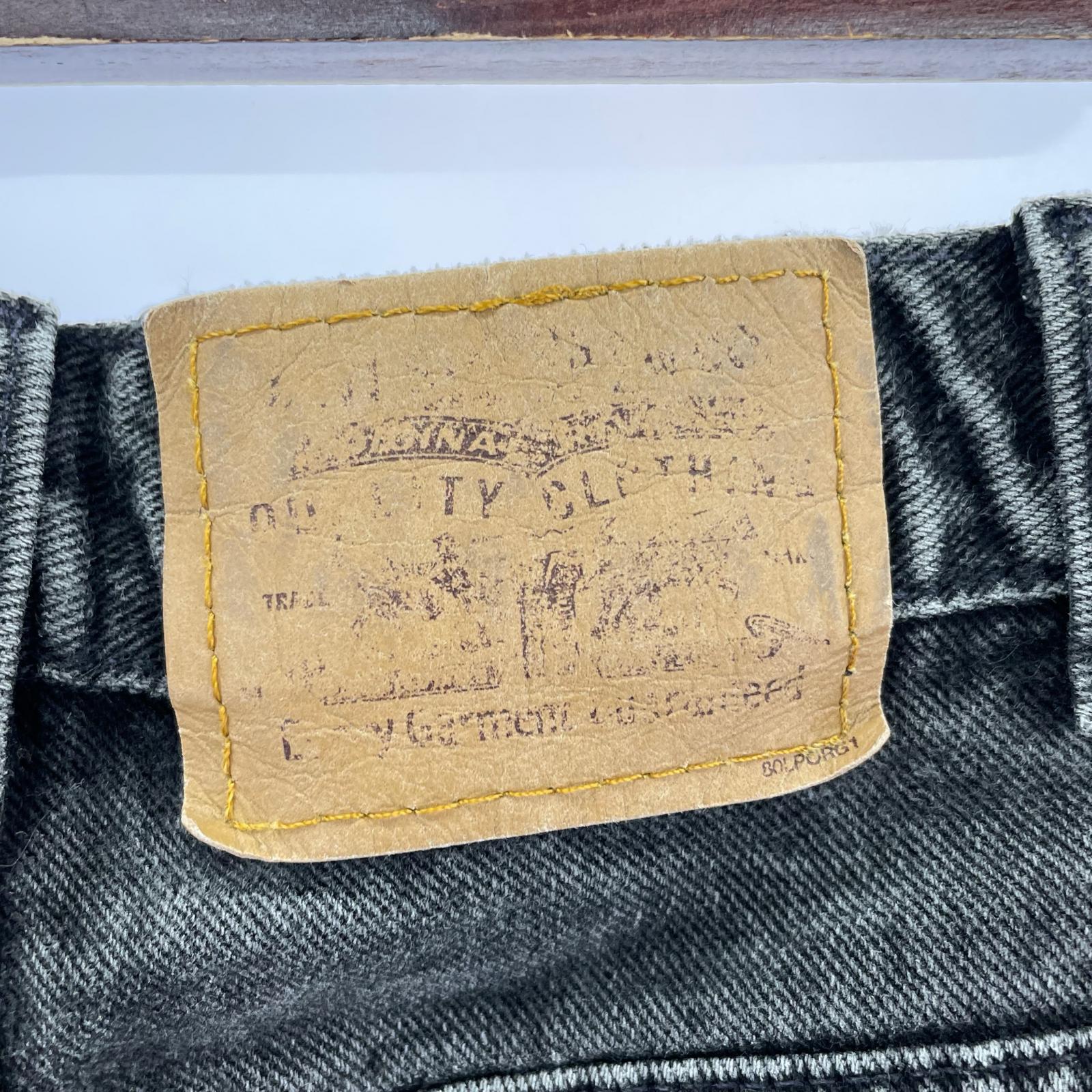 デニムパンツ D799-06 カナダ製 W38 ブラック