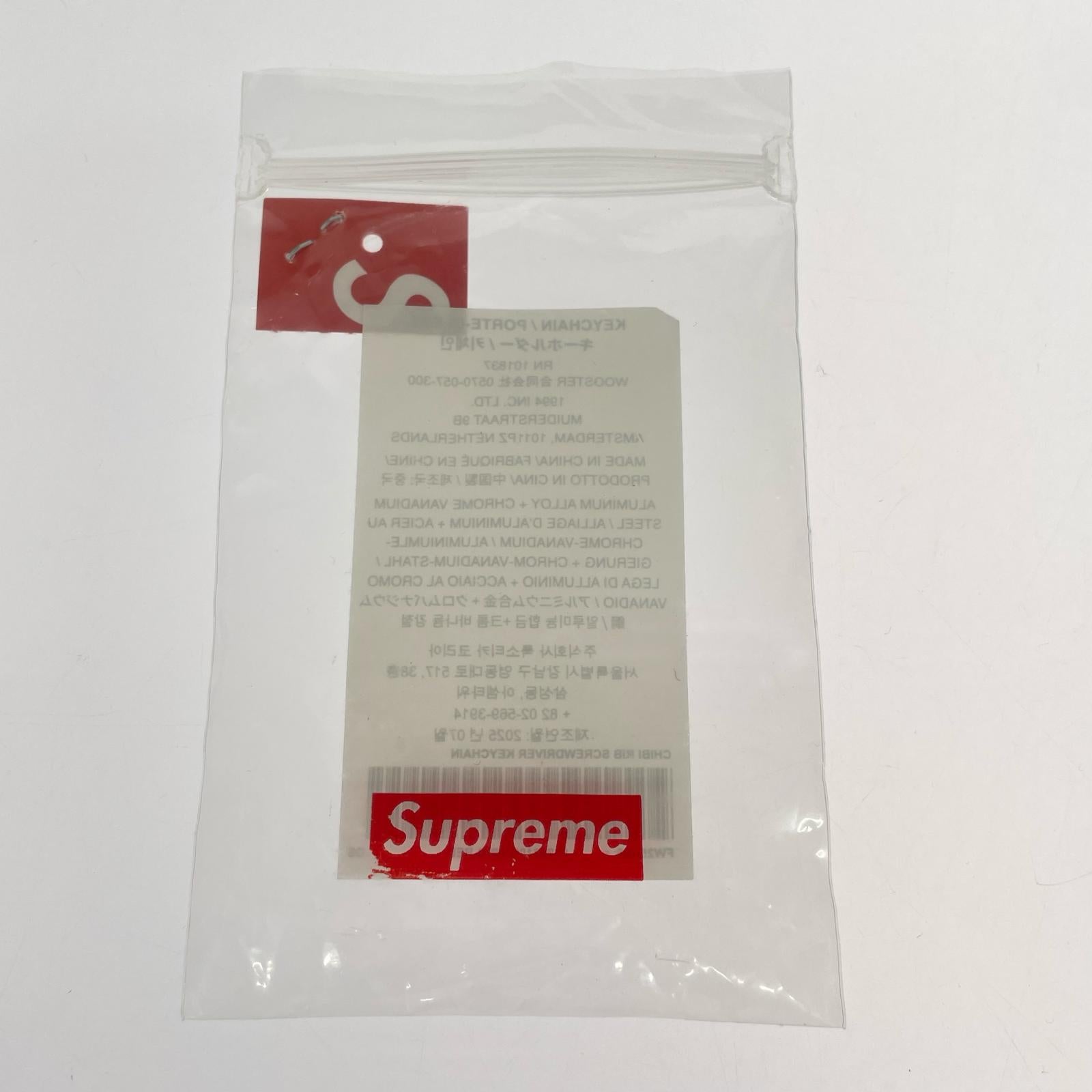 その他アクセサリー Supreme 25AW Chibi Rib Screwdriver Keychain レッド レッド