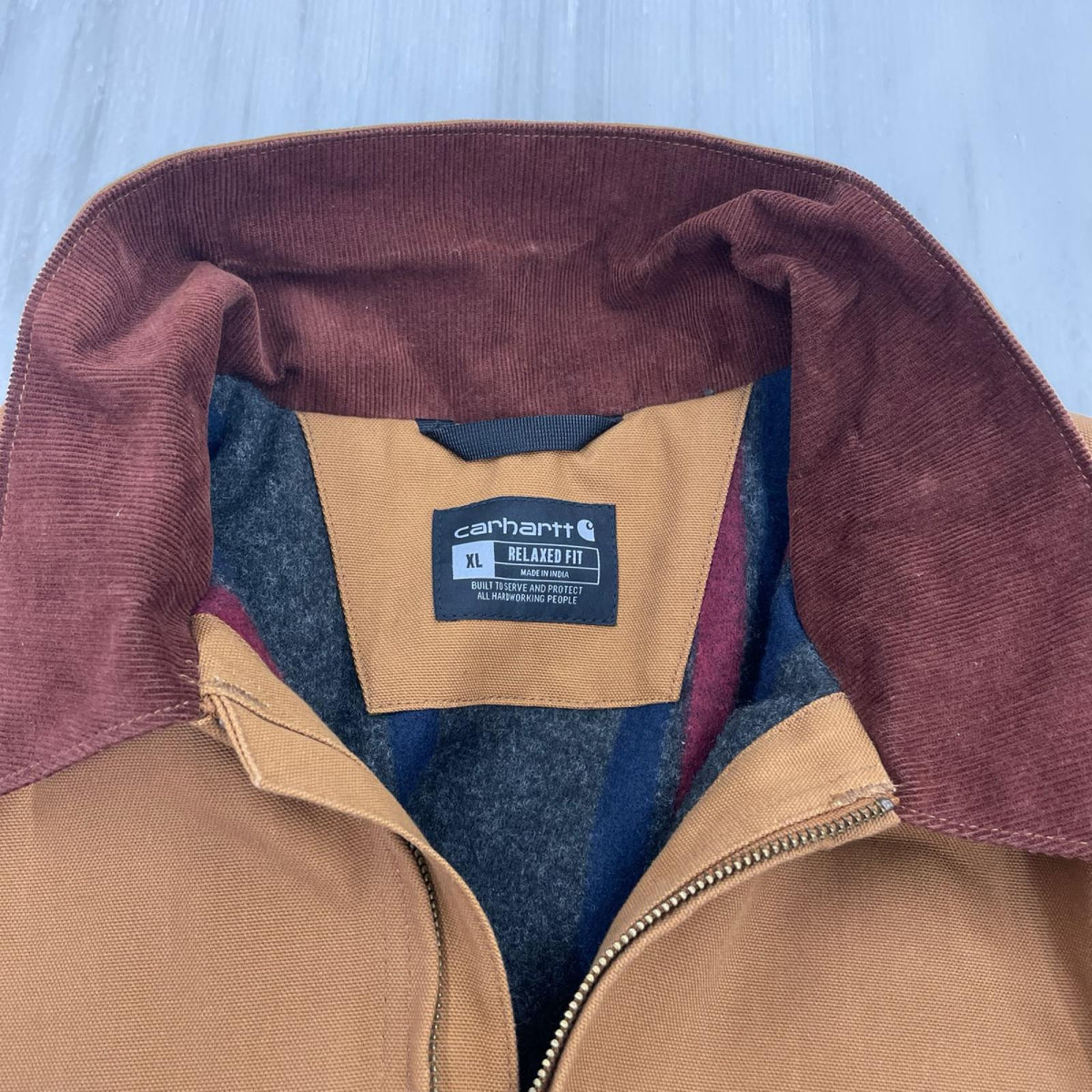 ジャケット DUCK DETROIT JACKET BLANKET LINED BRW XL ブラウン