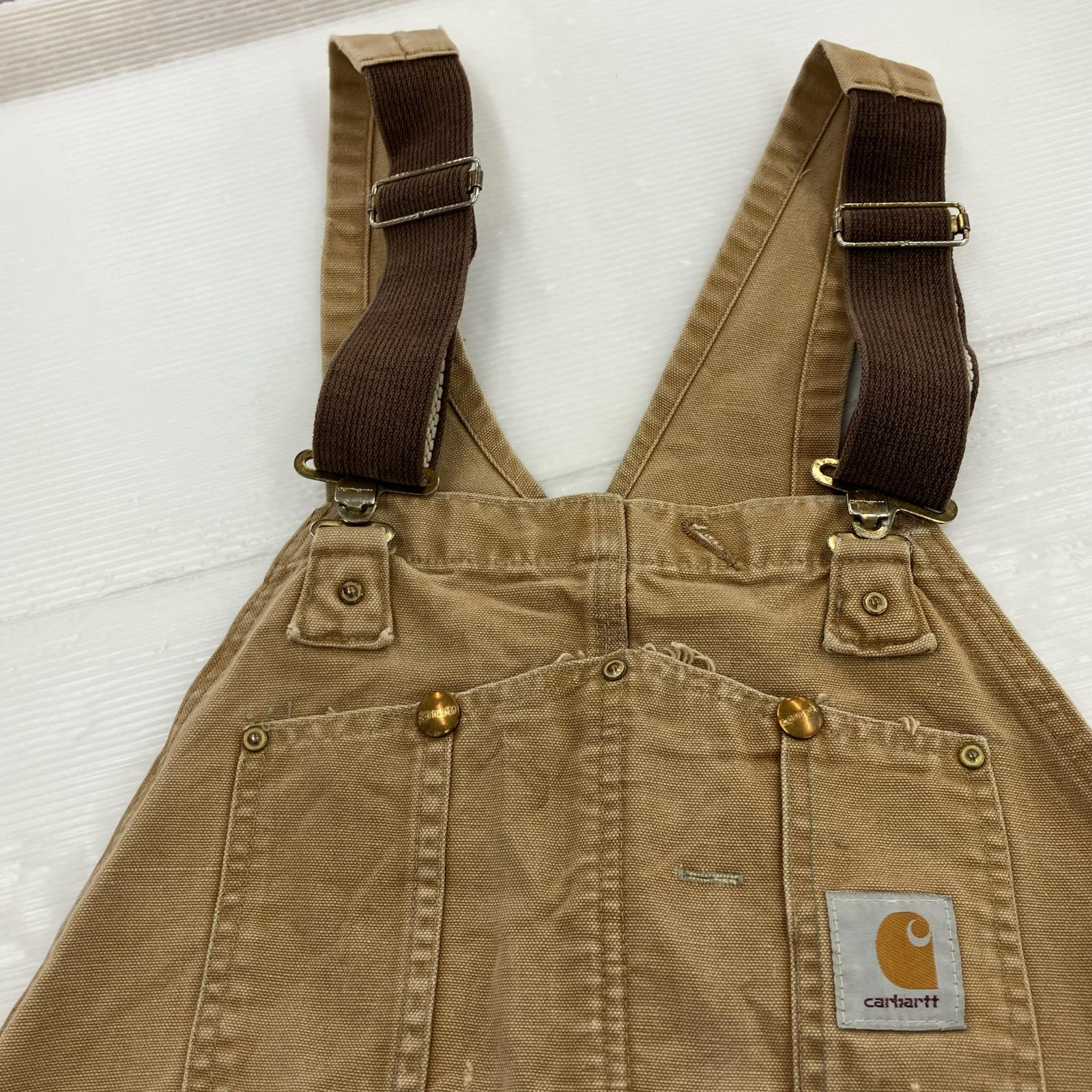 オーバーオール USA製 40×32 ベージュ