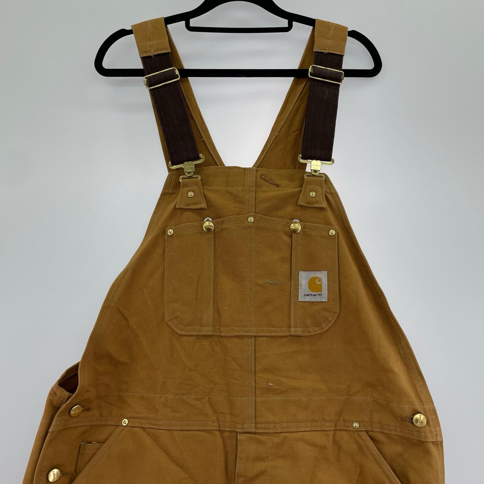 オーバーオール USA製 40×36 ベージュ