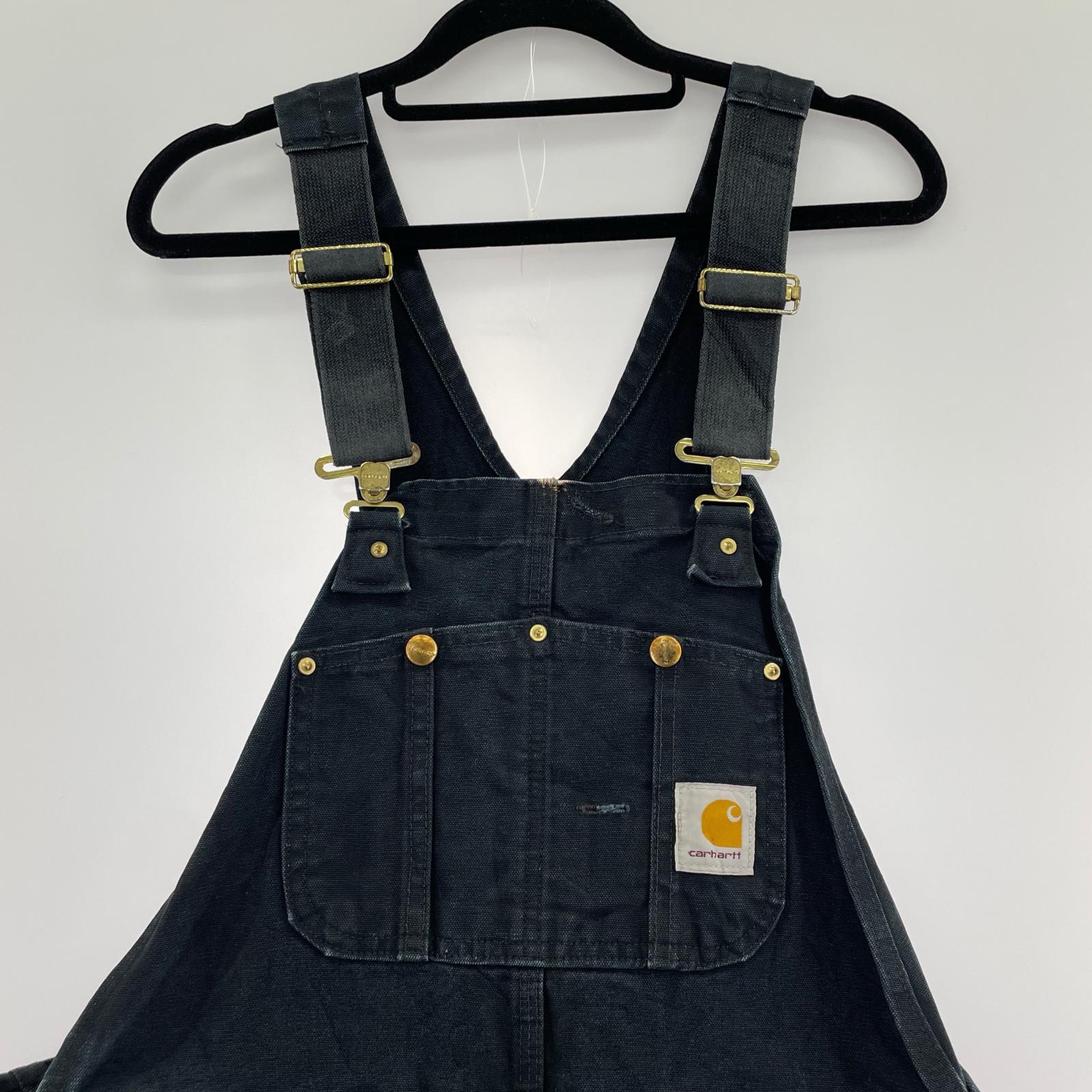 オーバーオール USA製 36×34 ブラック 36 ブラック