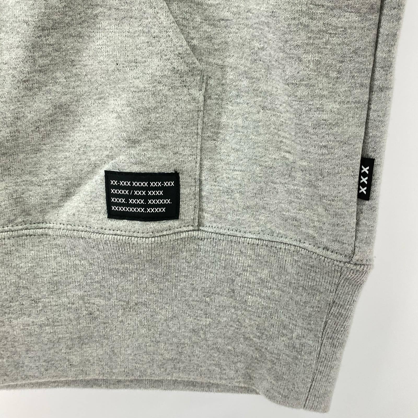 パーカー HOODIE/S/GRAY S グレー