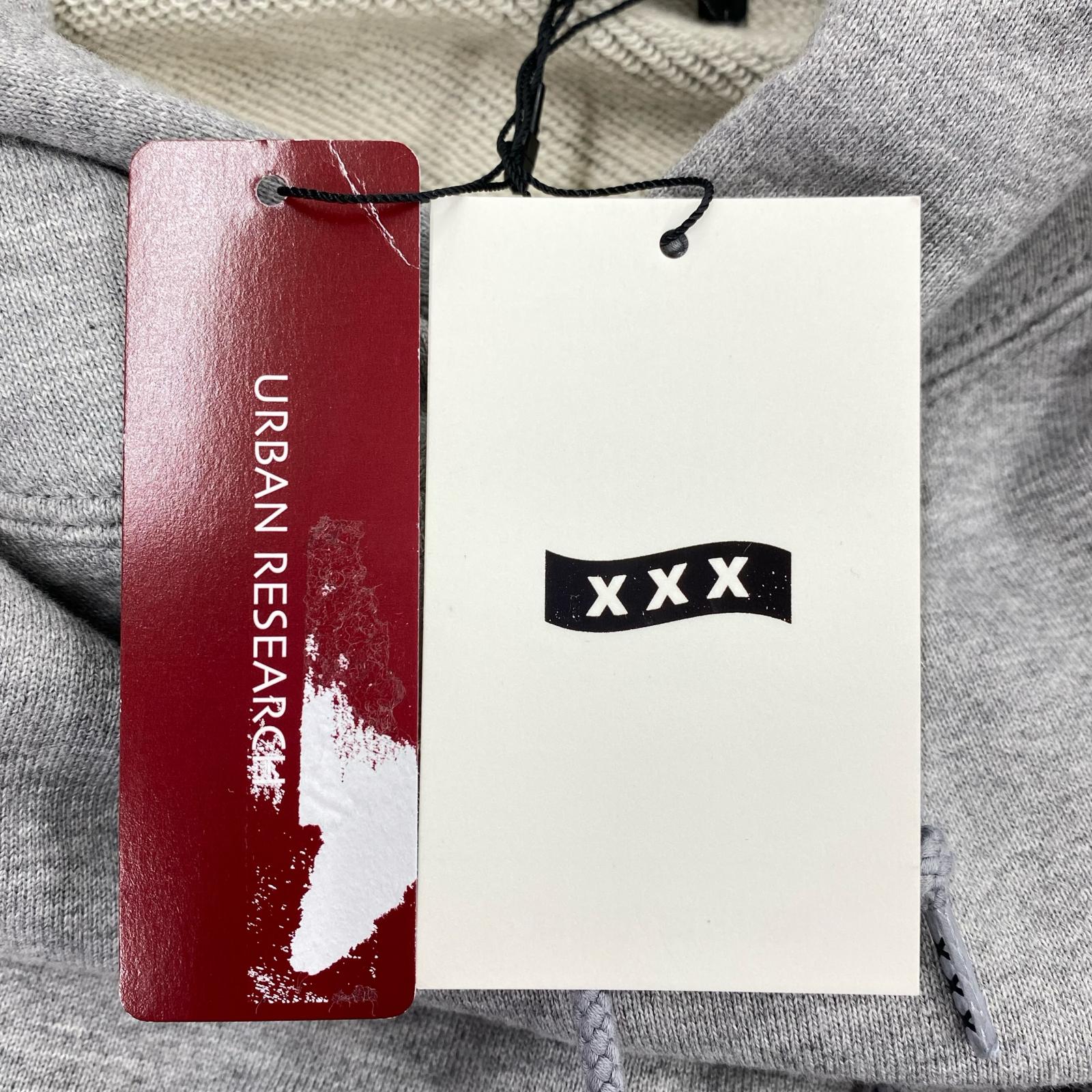 パーカー HOODIE/S/GRAY S グレー