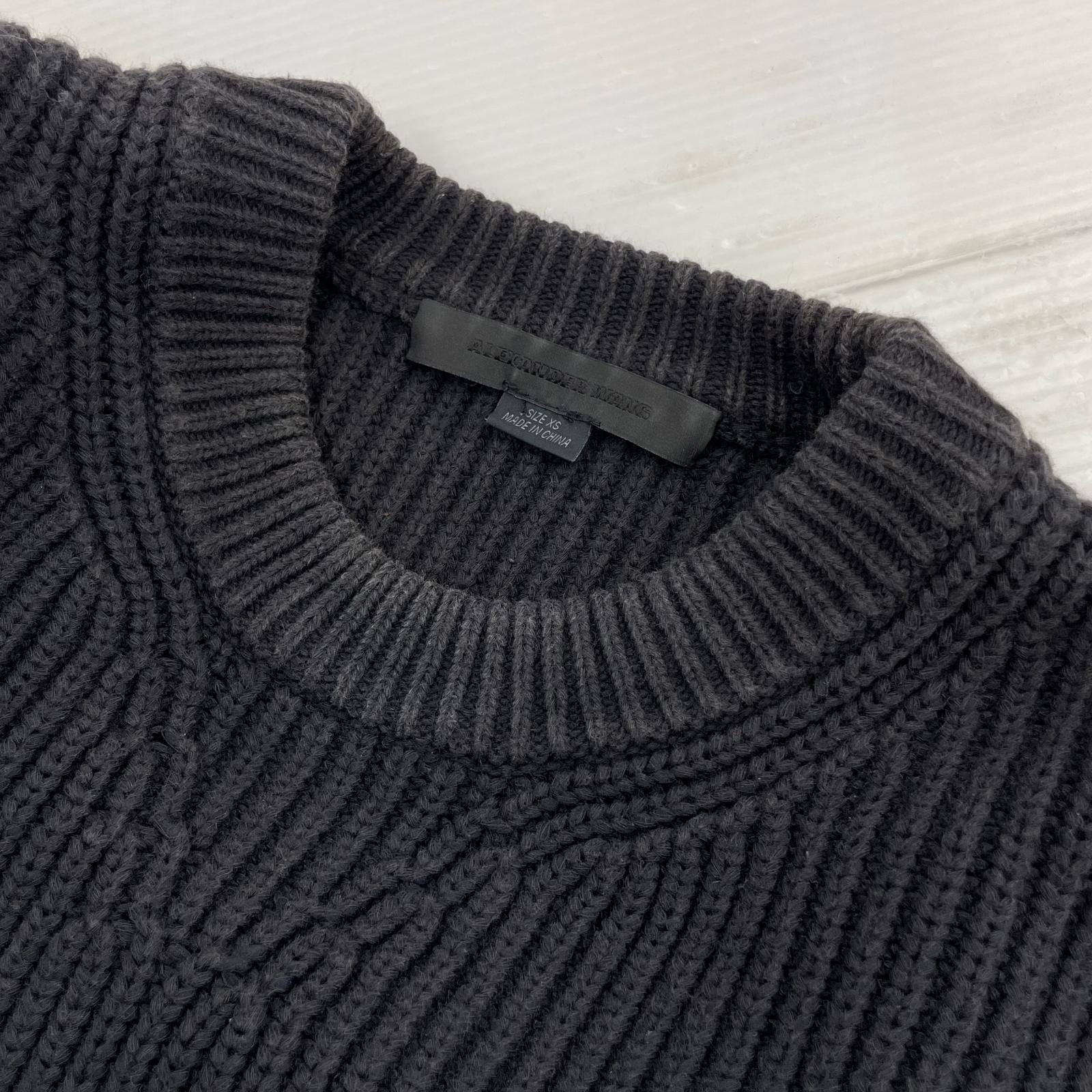 ニット レイヤーセーター/XS/119061R17/BLK SS