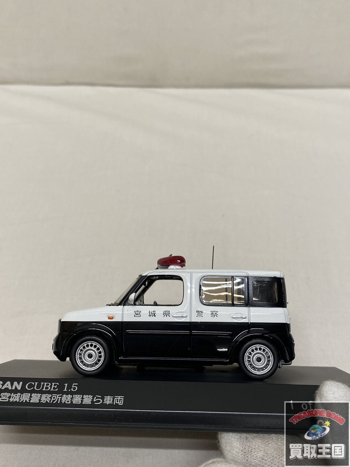 RAI'S 1/43 CUBE 1.5 2005 宮城県警察 スケールカー
