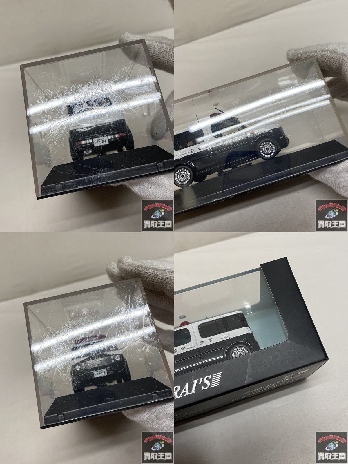 RAI'S 1/43 CUBE 1.5 2005 宮城県警察 スケールカー