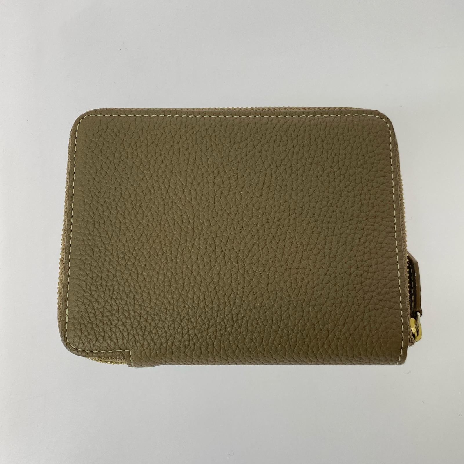 コンパクトウォレット BONAVENTURA ラウンドジップ財布 ブラウン