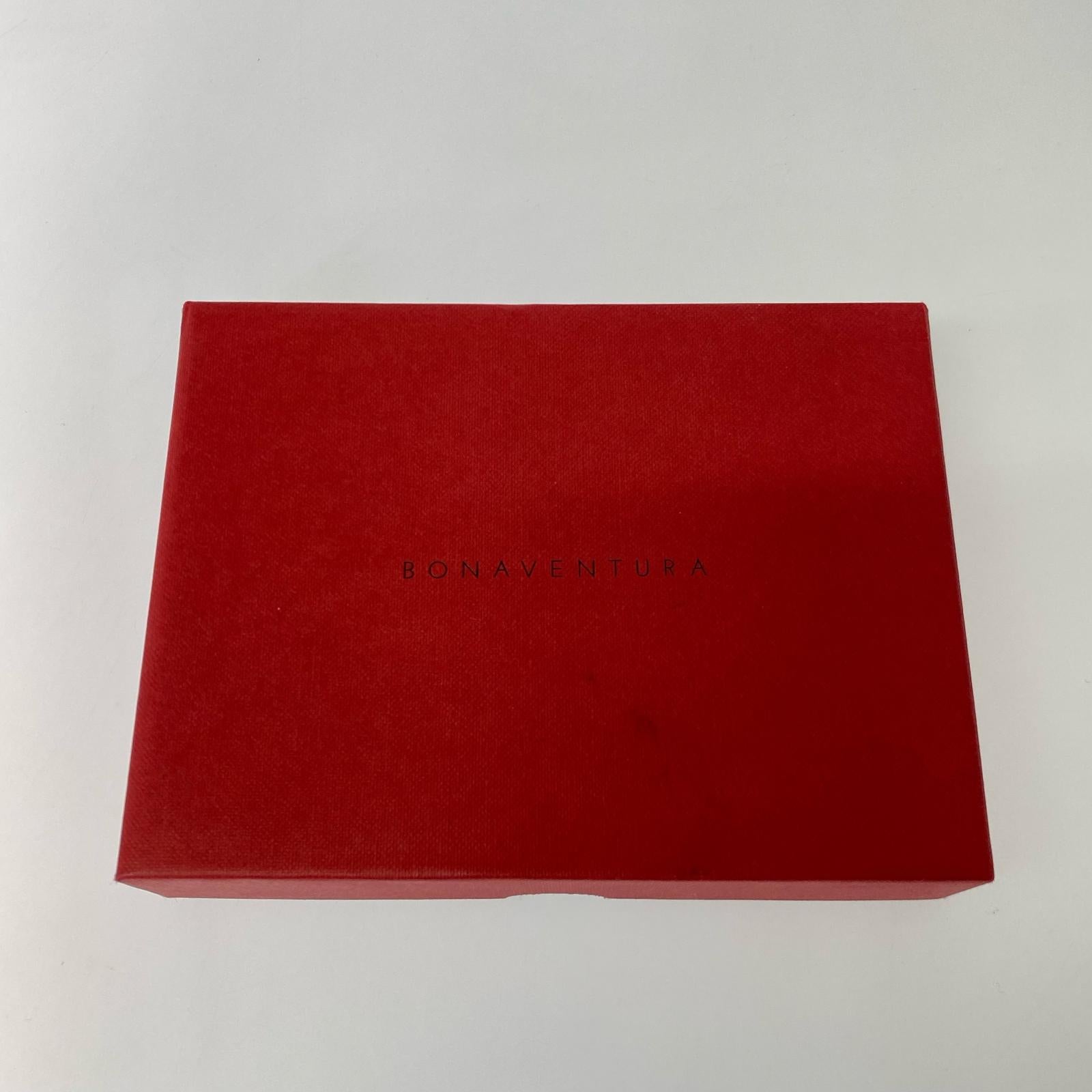 コンパクトウォレット BONAVENTURA ラウンドジップ財布 ブラウン