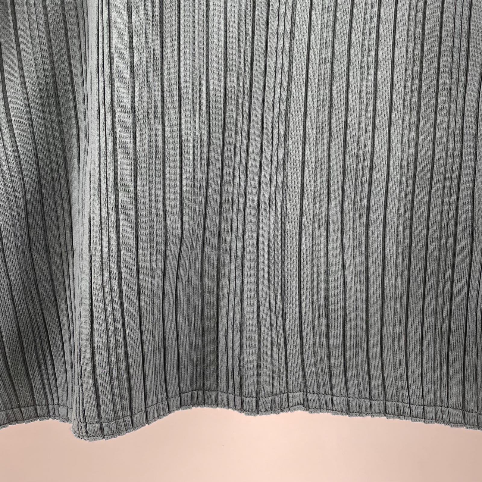 カーディガン YOKE 22SS Pleated Knit Cardigan 2 ブルー 2 ブルー