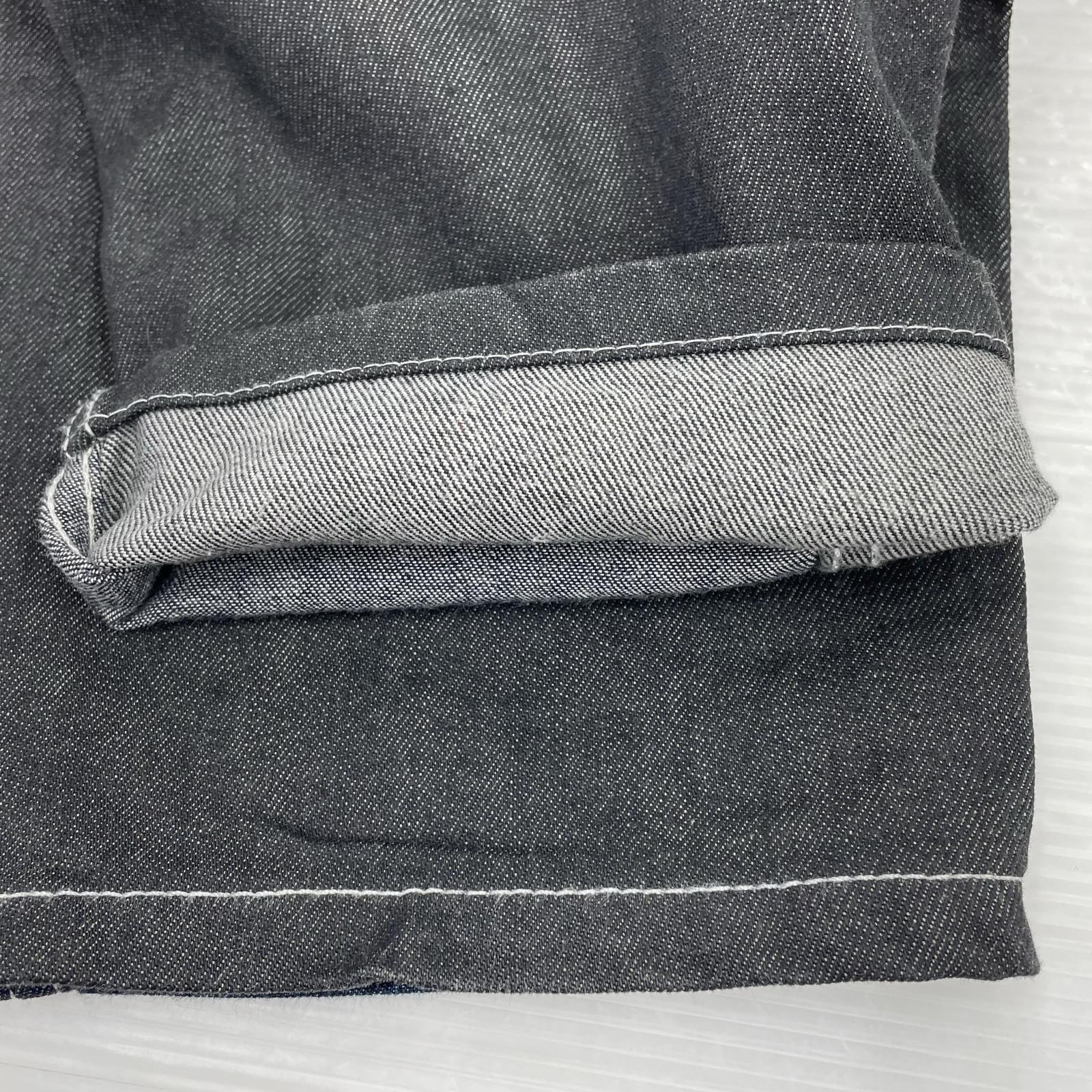 デニムパンツ COMME des GARCONS SHIRT ダブルニー2トーンデニムパンツ XS インディゴ×ブラック