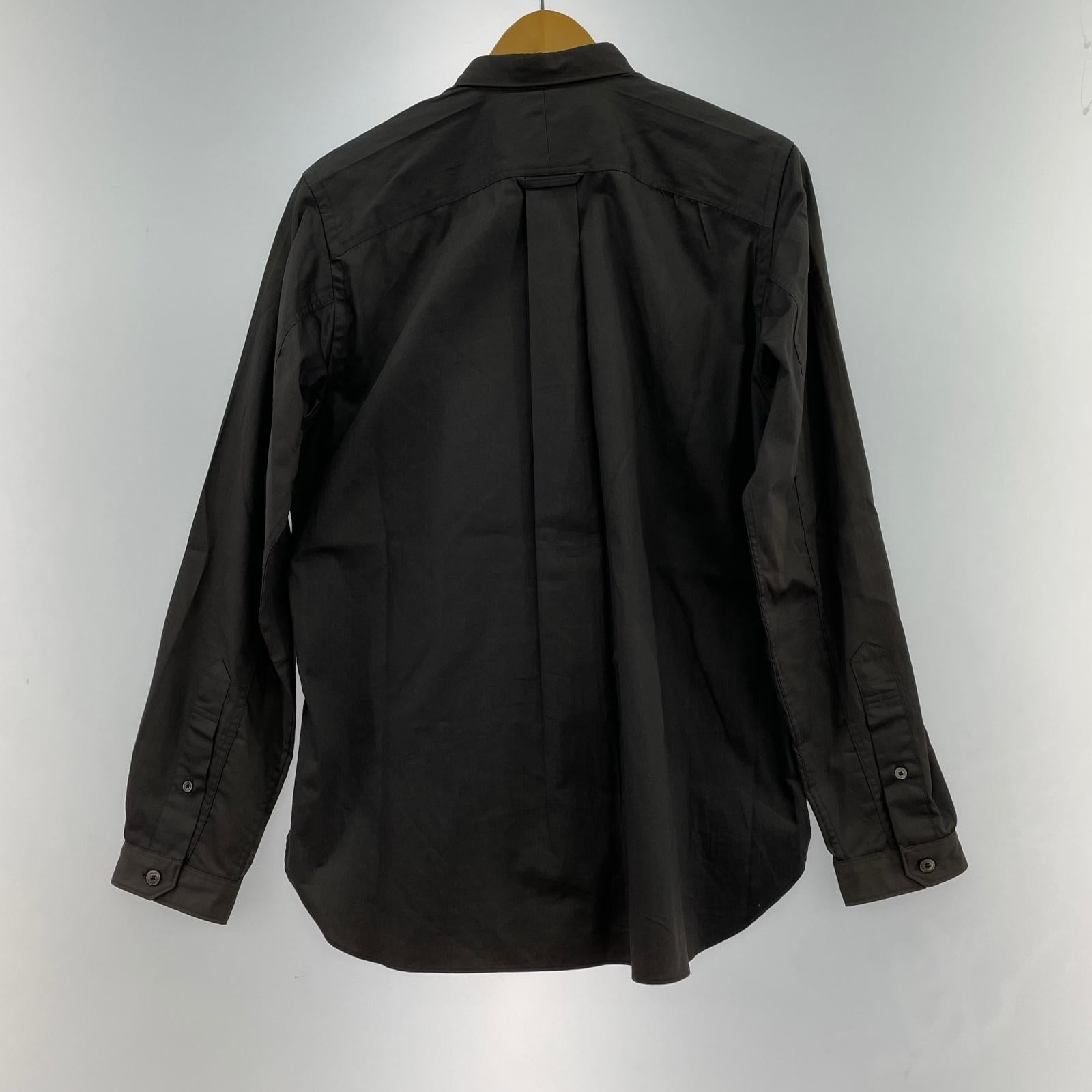 長袖シャツ JUNYA WATANABE COMME des GARCONS MAN パッチワークシャツ XS ブラック×マルチ ブラック