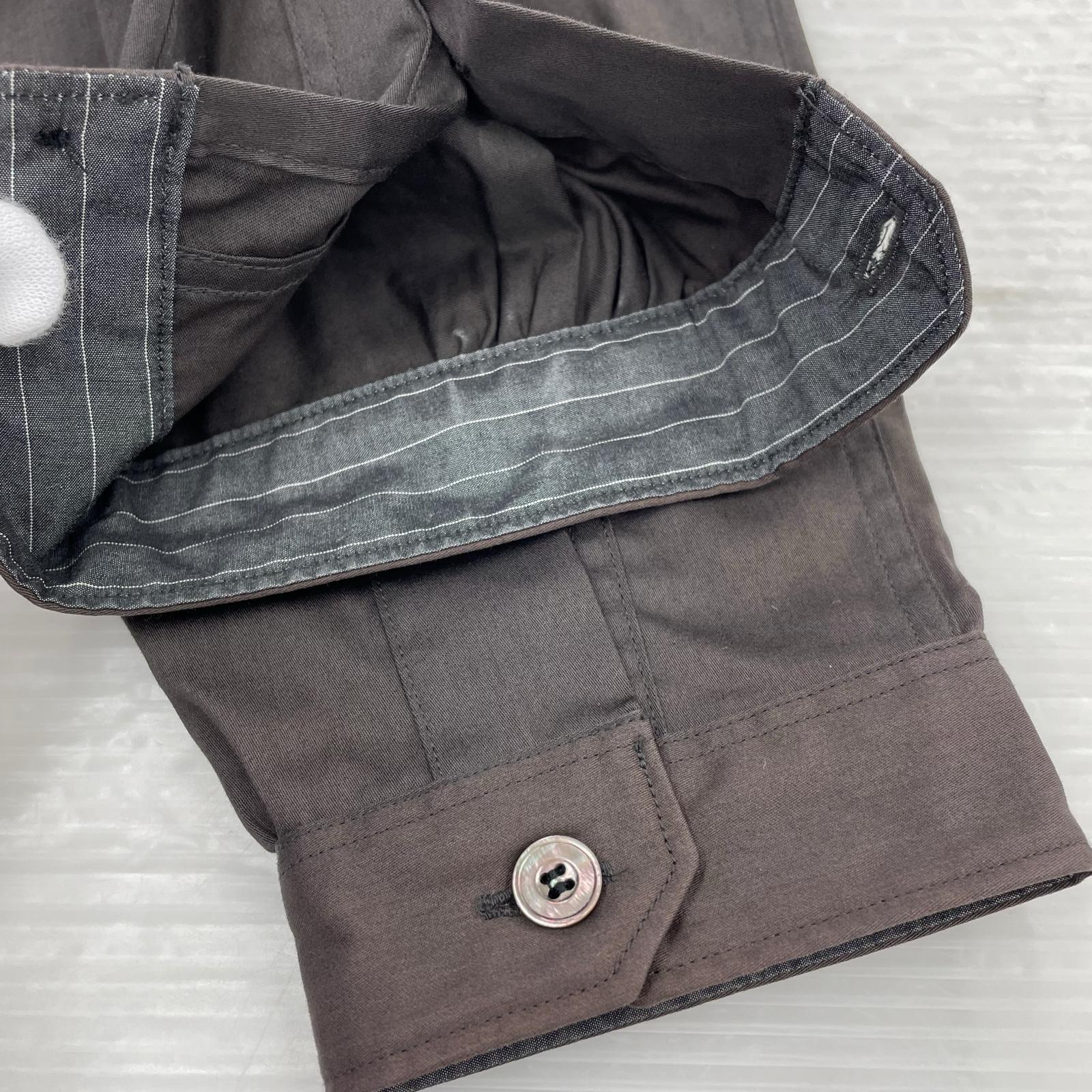 長袖シャツ JUNYA WATANABE COMME des GARCONS MAN パッチワークシャツ XS ブラック×マルチ ブラック
