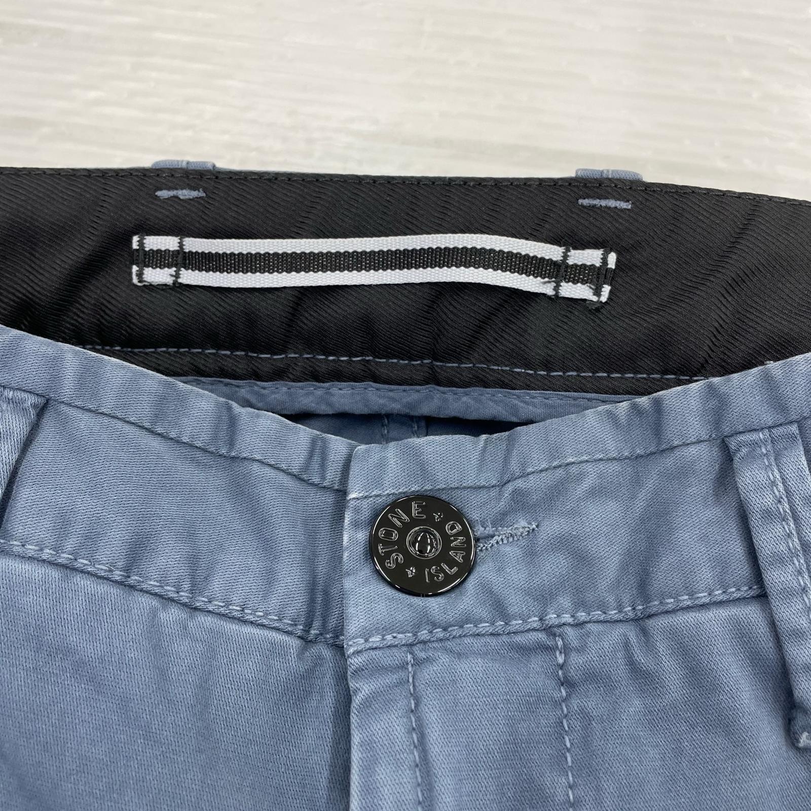 パンツ STONE ISLAND ガーメントダイカーゴパンツ w30 ブルー 30 ブルー