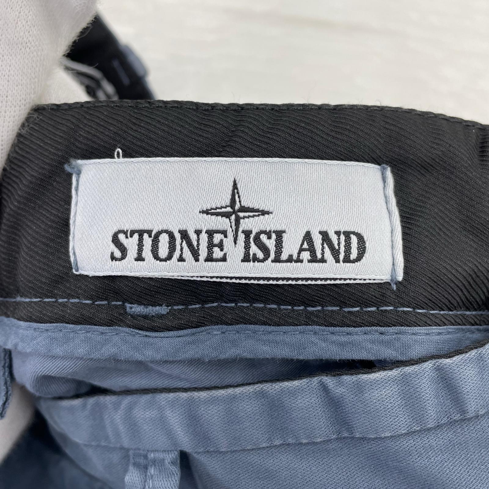 パンツ STONE ISLAND ガーメントダイカーゴパンツ w30 ブルー 30 ブルー