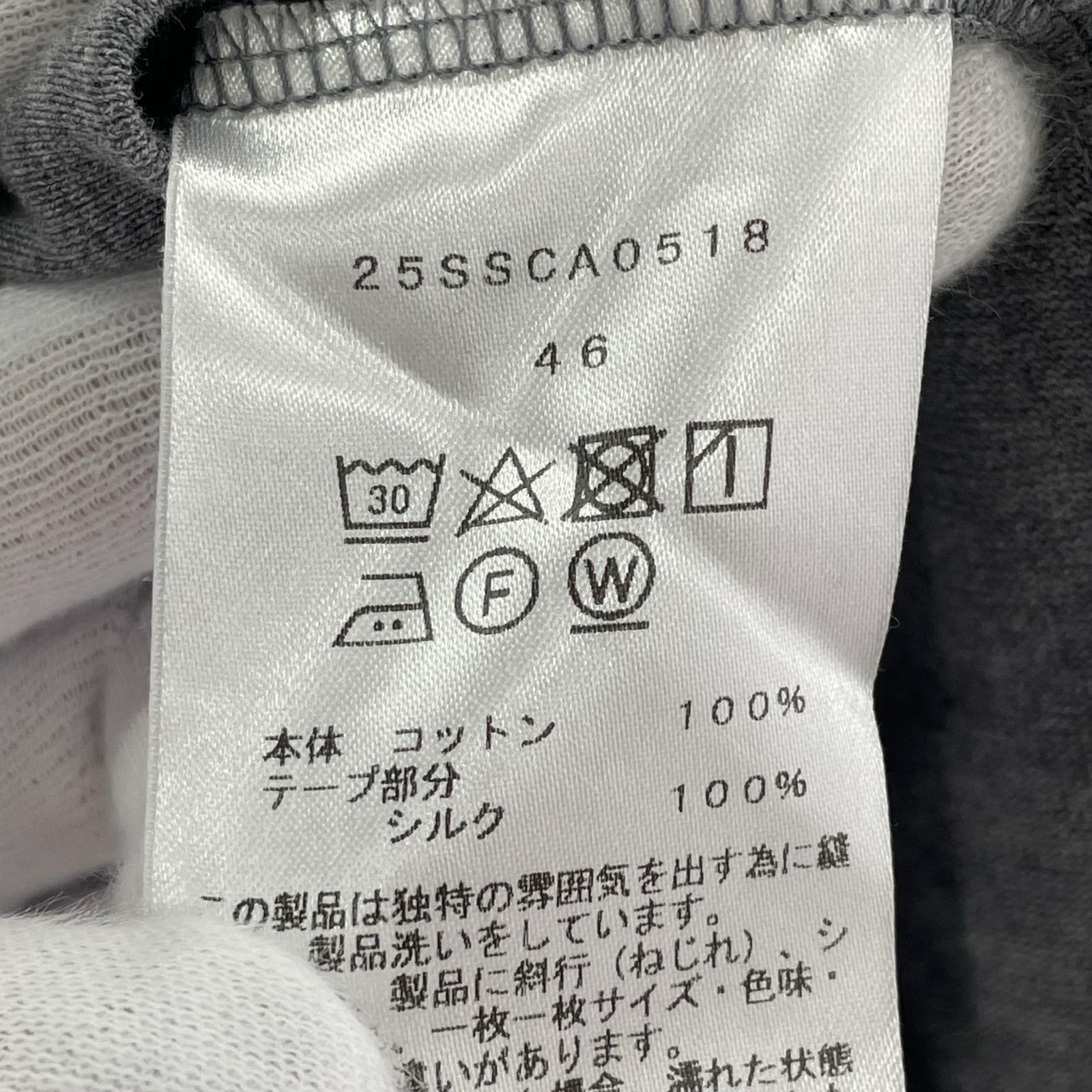 長袖Tシャツ cantate 25SS Mock Neck LS Shirt グレー