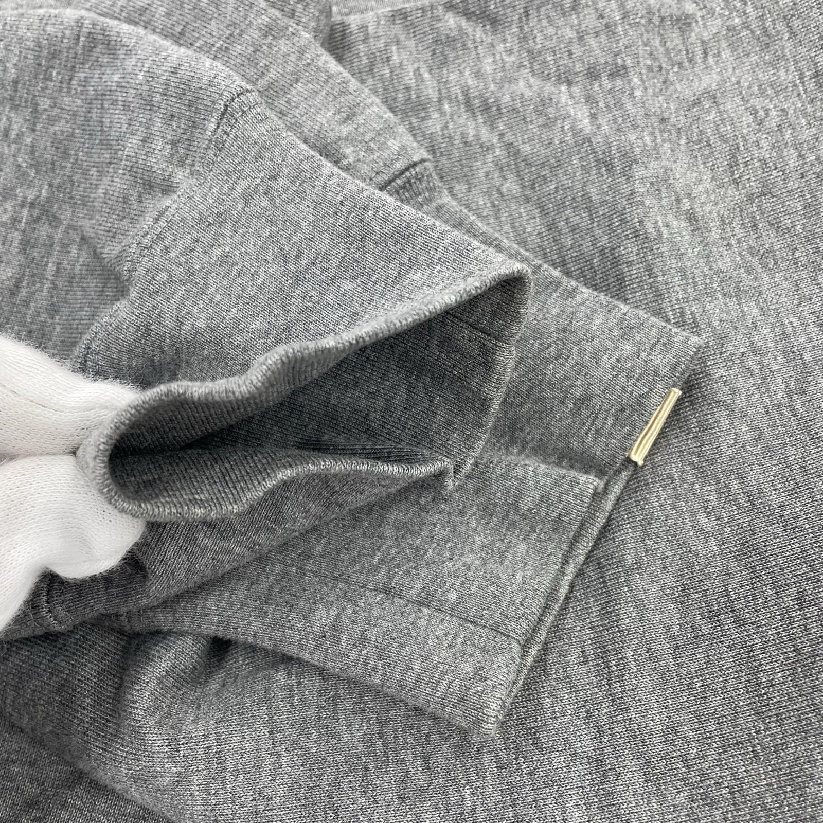 長袖Tシャツ cantate 25SS Mock Neck LS Shirt グレー