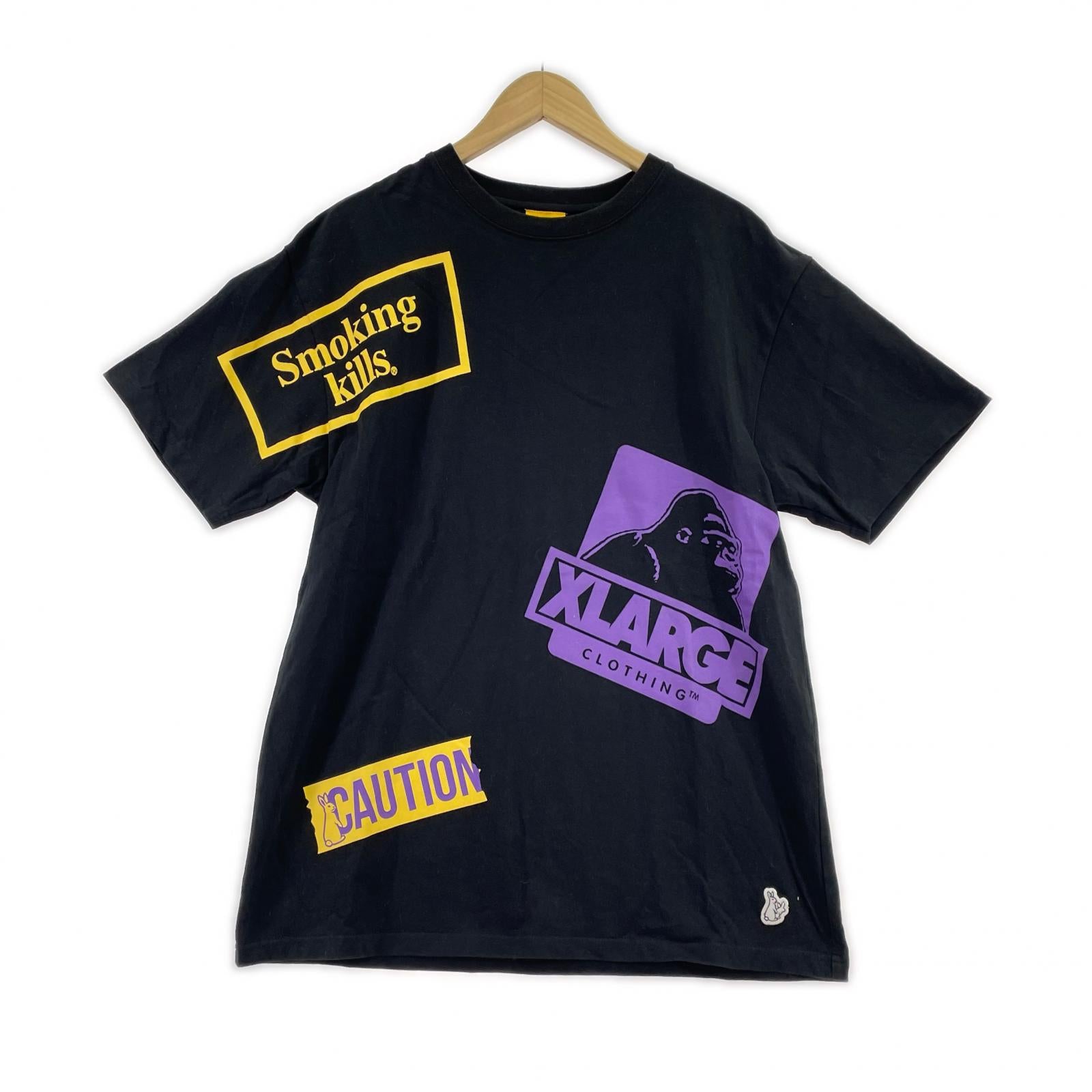 半袖シャツ xFR2 S/S TEE RANDOM LOGO "Black" M ブラック