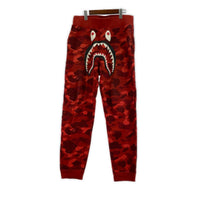 パンツ CAMO SHARK SWEAT PANTS L RED L