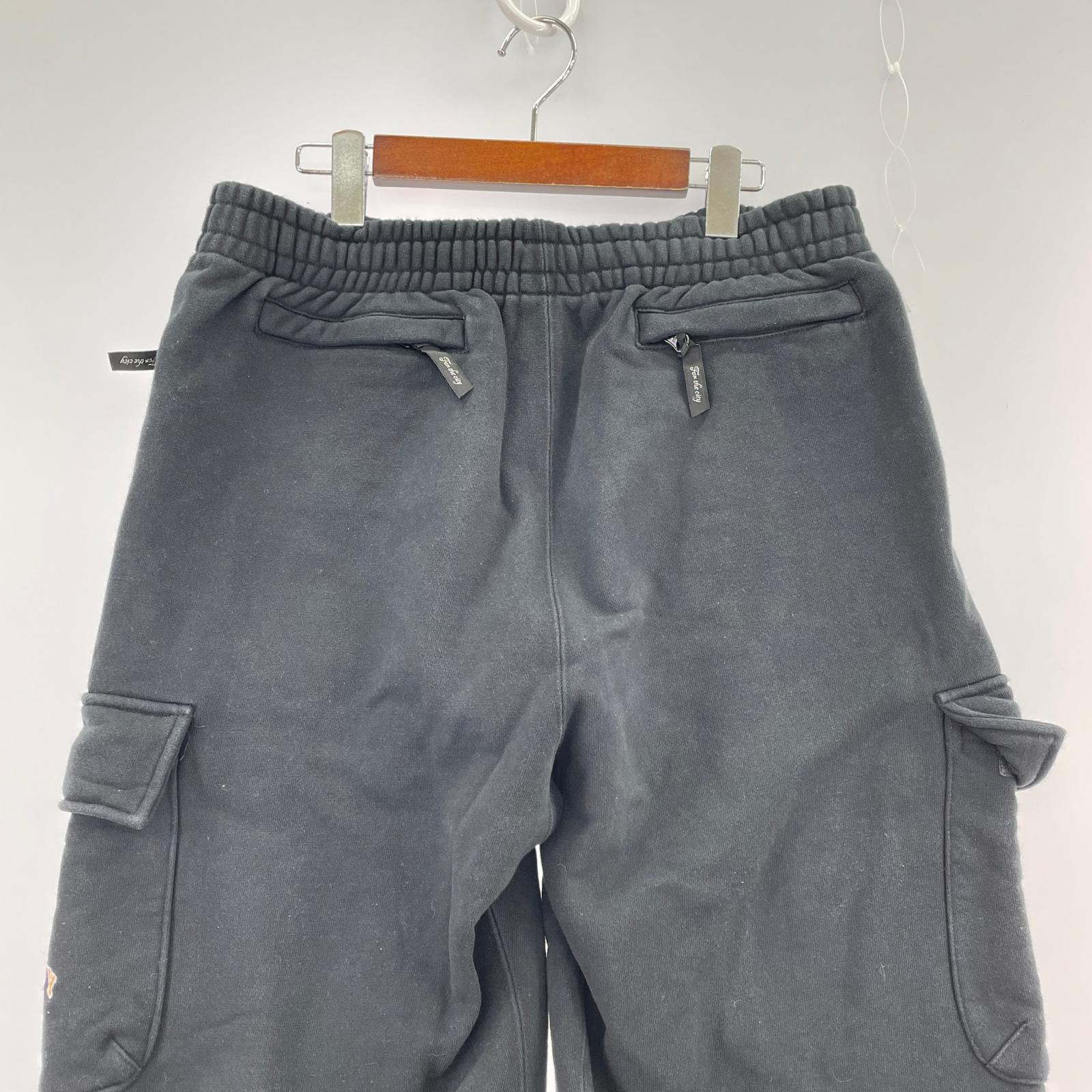 パンツ ×Pop Trading Company Cargo Sweat Pants L BLK L ブラック