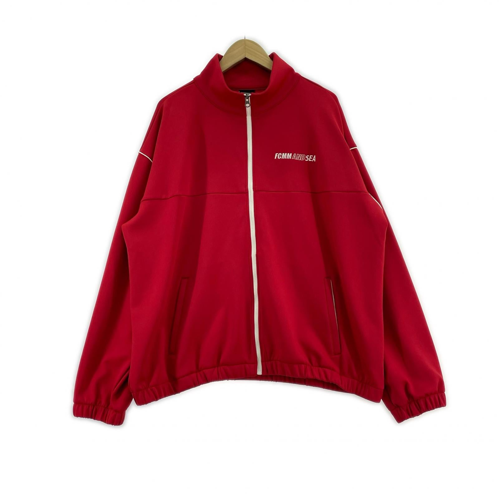 ジャケット x FCMM Wide Slim Fit Zip Up "Red" L