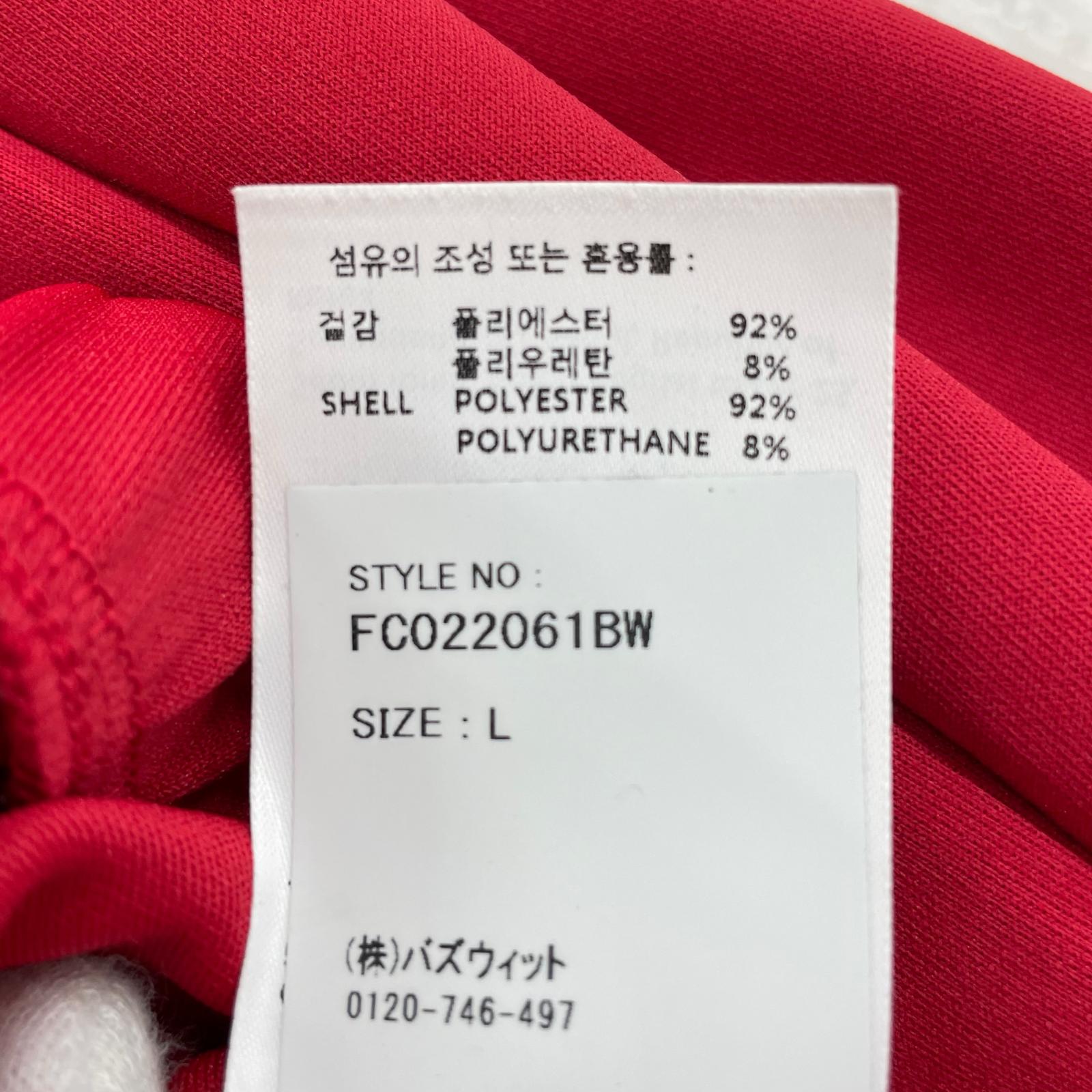 ジャケット x FCMM Wide Slim Fit Zip Up "Red" L