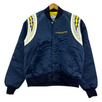 ジャケット 90s PRO LINE USA製 NFL スタジャン(M) M ネイビー