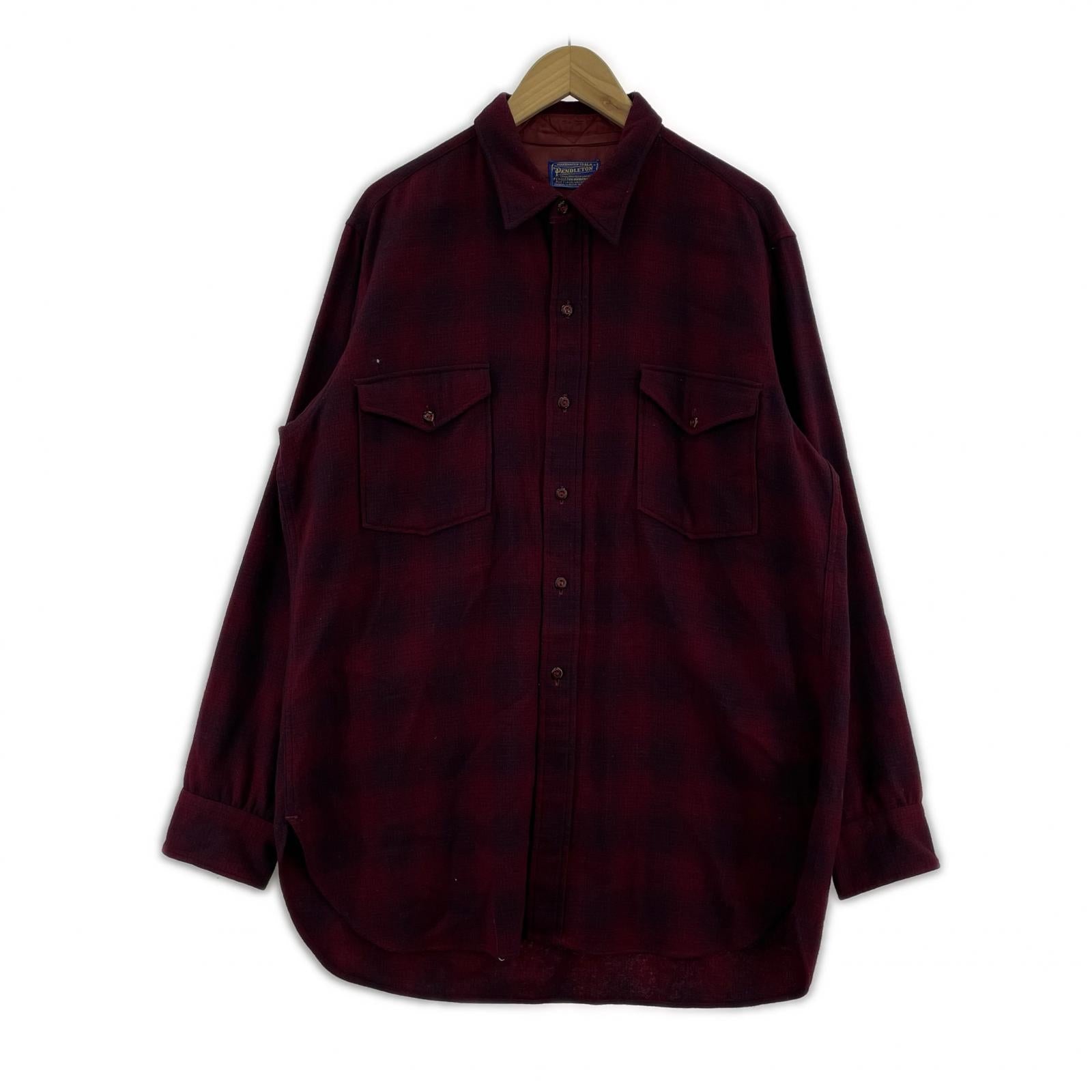 長袖シャツ 60s 前期 レッド 17 レッド