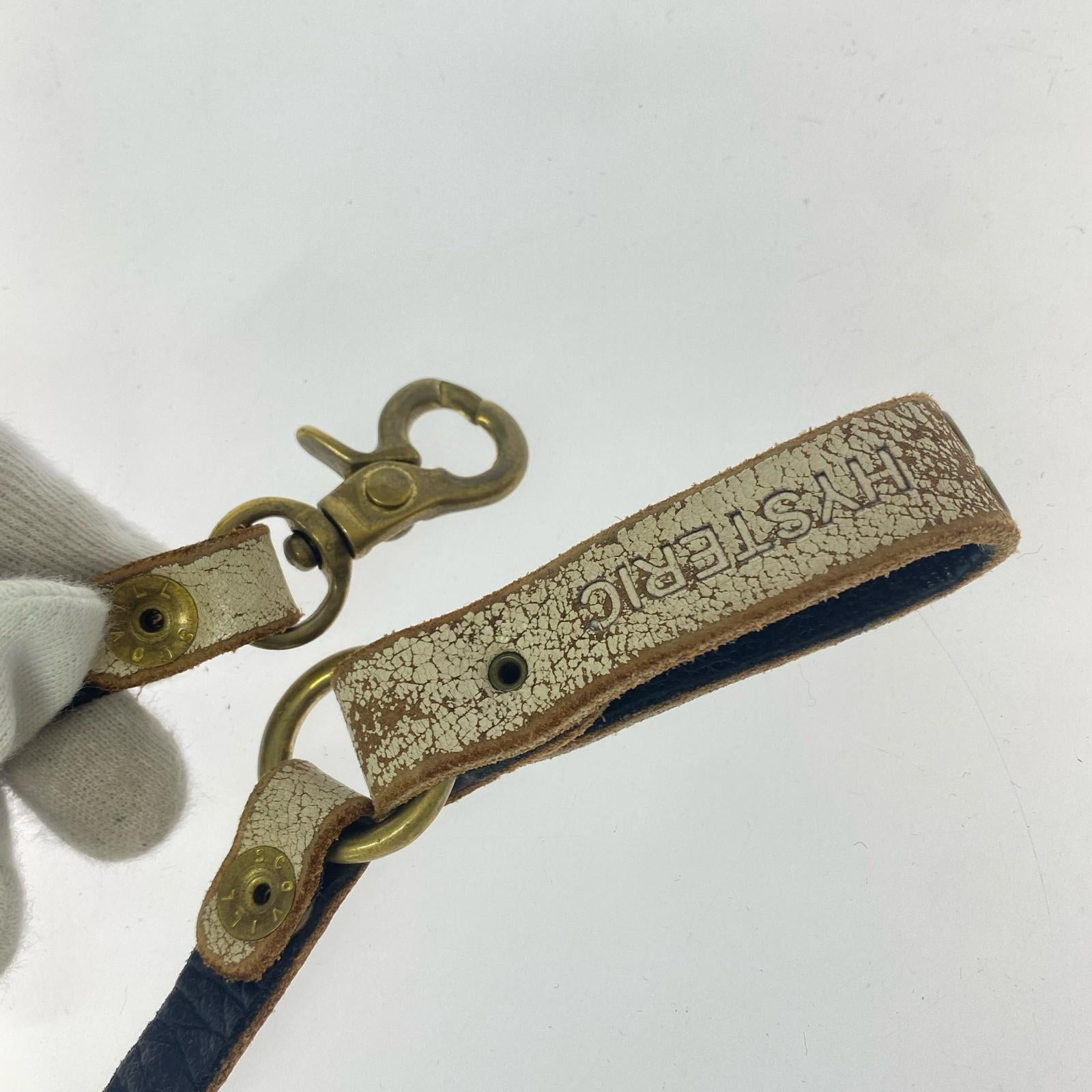 その他アクセサリー BALTAZAR スタッズ レザー ストラップ ベージュ