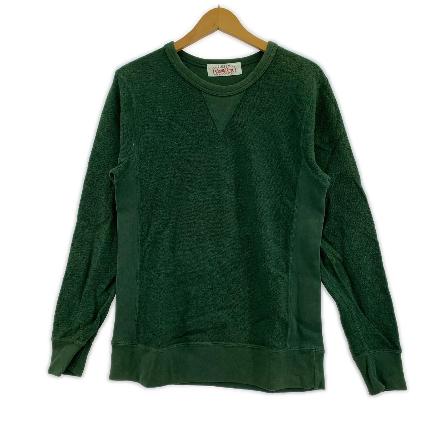 長袖Tシャツ Healthknit SPORTSWEAR S グリーン