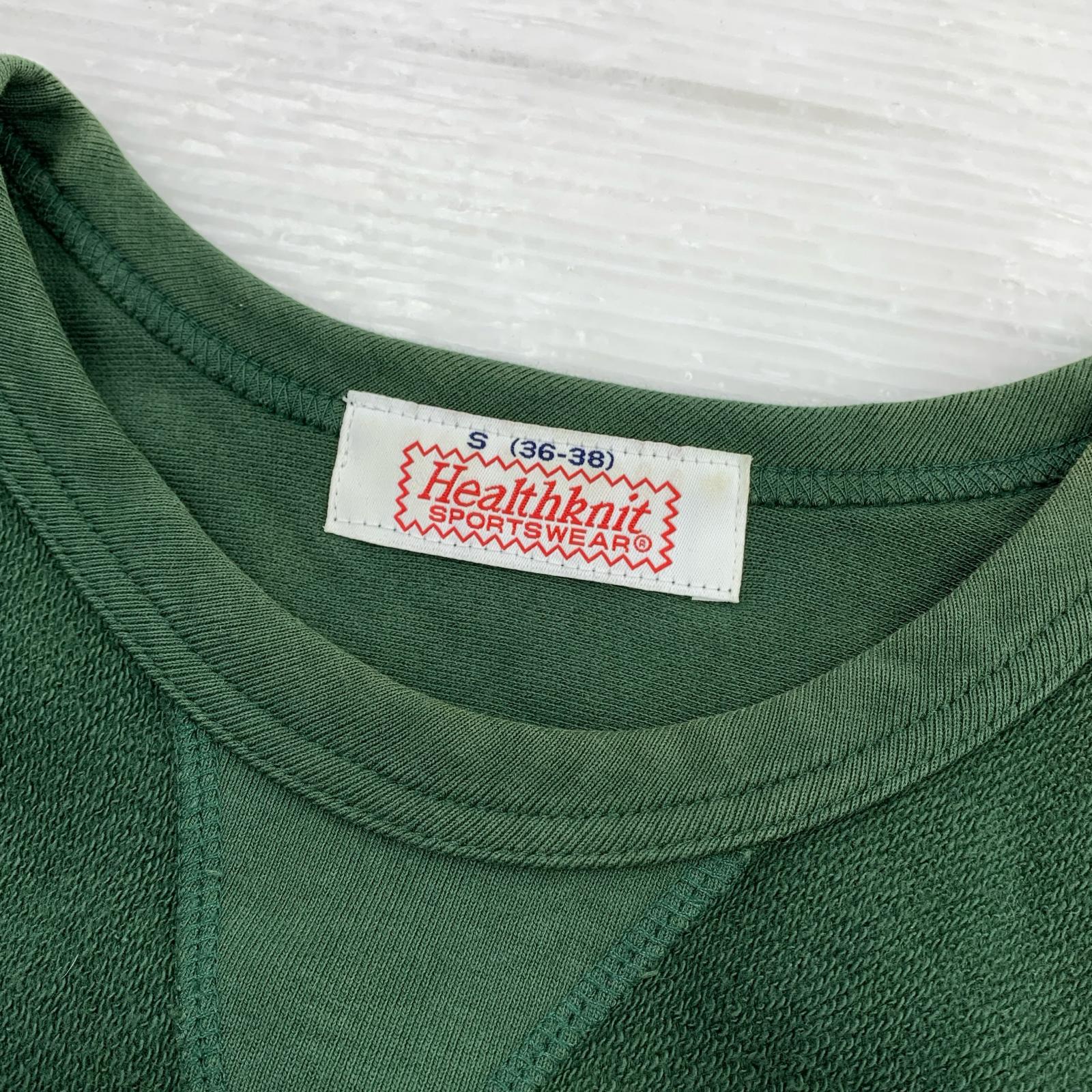 長袖Tシャツ Healthknit SPORTSWEAR S グリーン