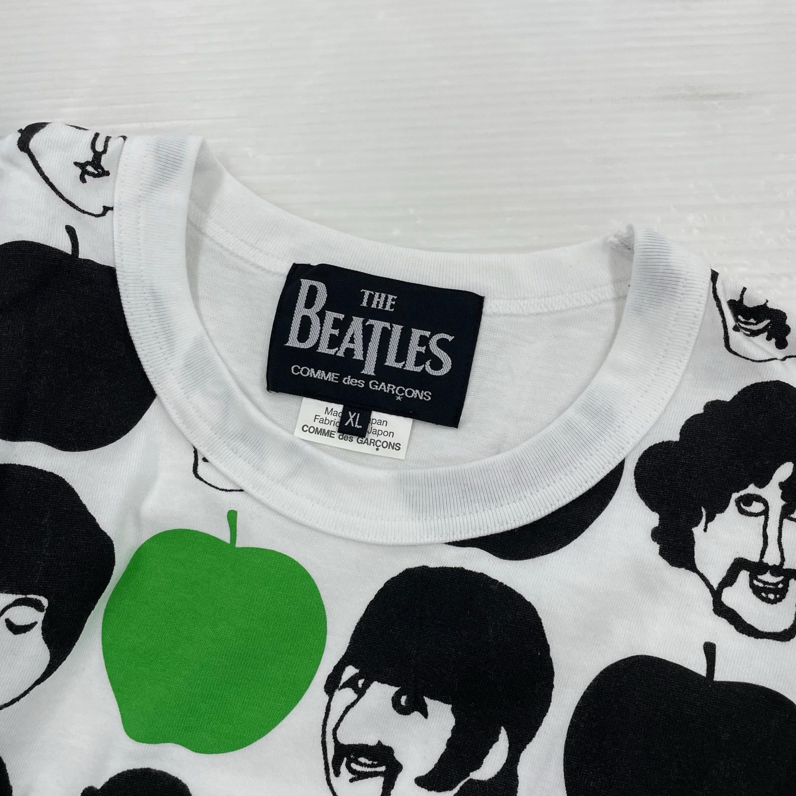 半袖Tシャツ THE BEATLES COMME des GARCONS S/S Tee フェイスプリント M ホワイト