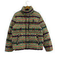 ダウンジャケット POLO RALPH LAUREN 総柄 ダウンジャケット ポニー S マルチカラー