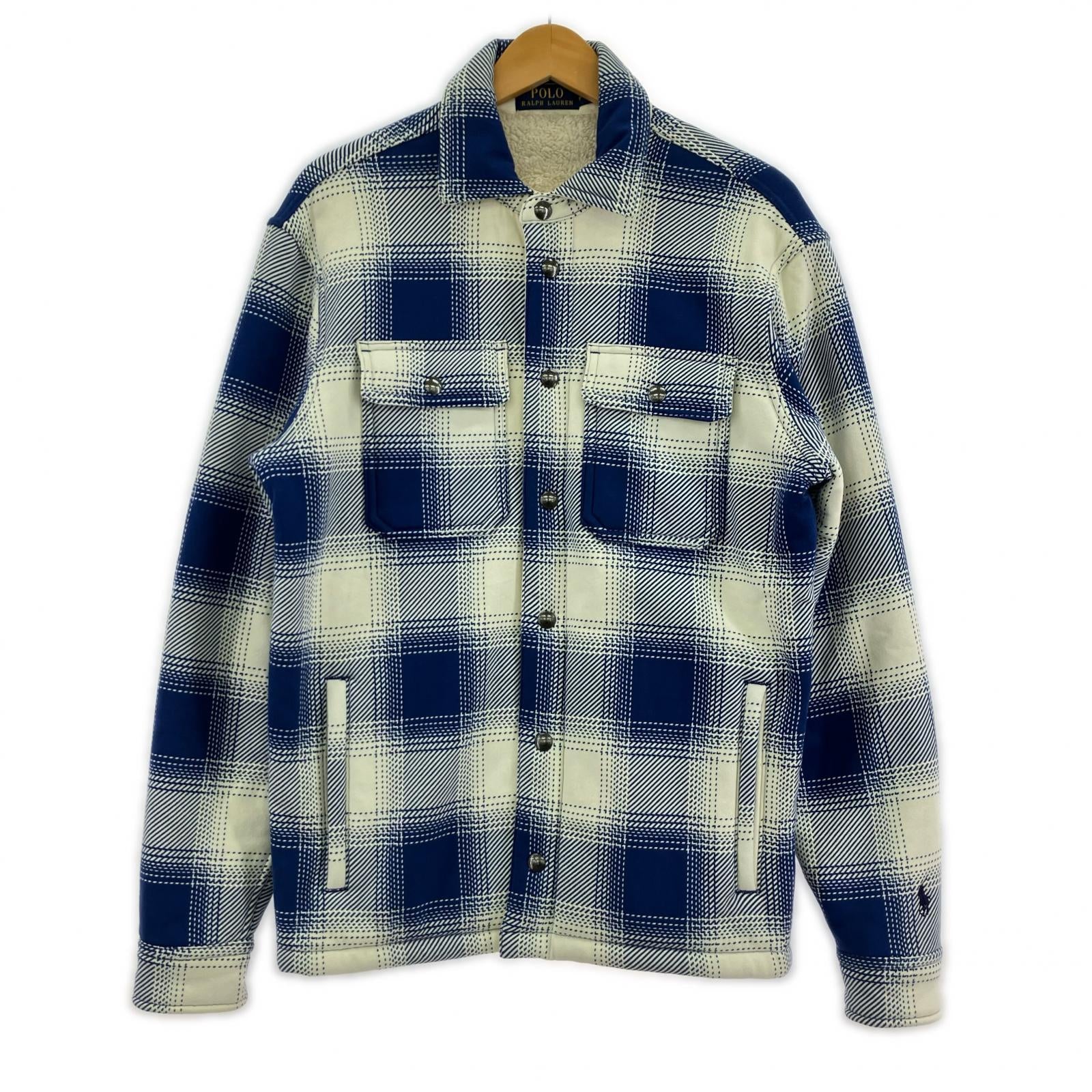 ジャケット POLO RALPH LAUREN 裏ボア チェックシャツジャケット S S
